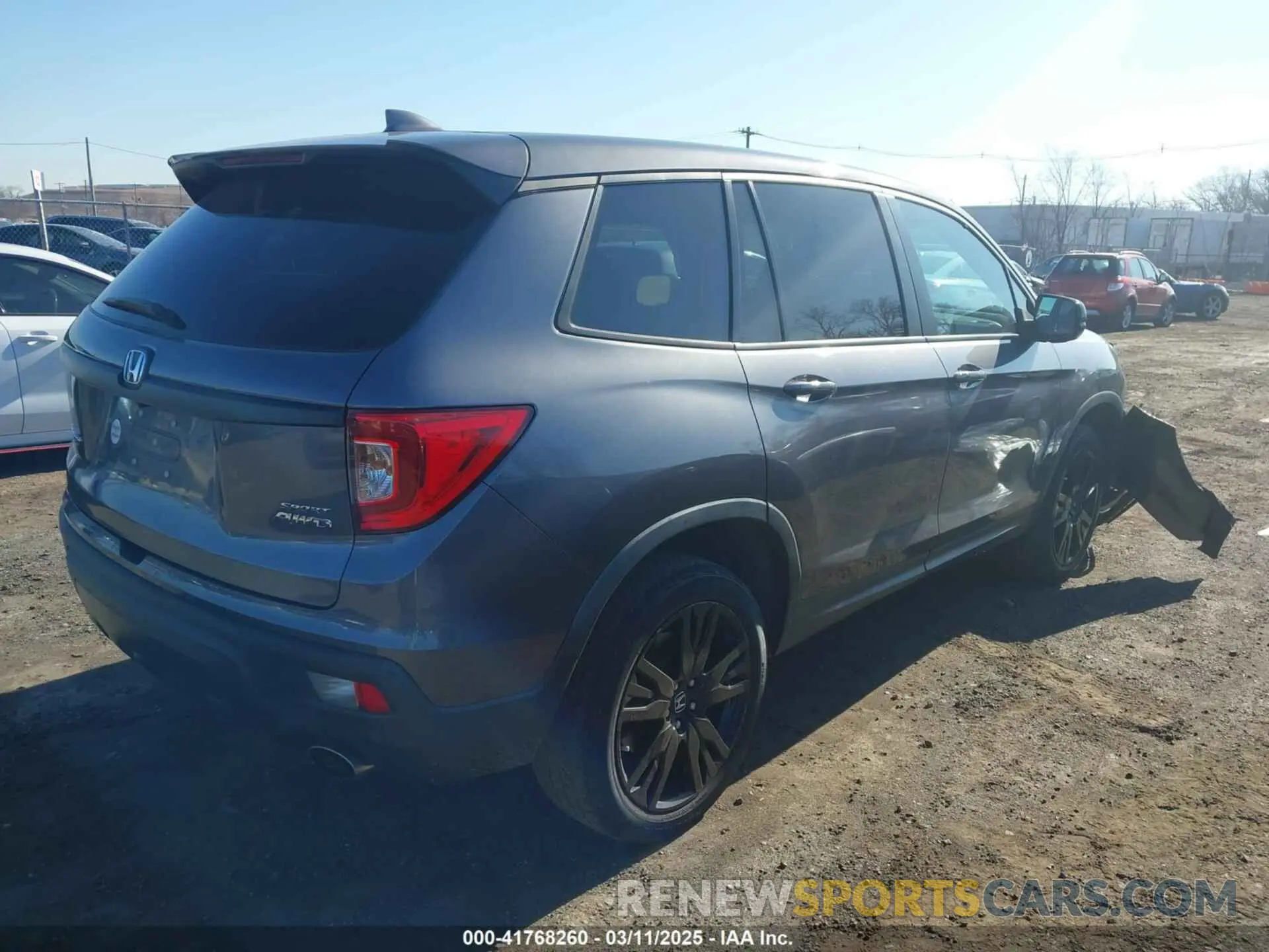 4 Photograph of a damaged car 5FNYF8H29KB018474 HONDA PASSPORT 2019