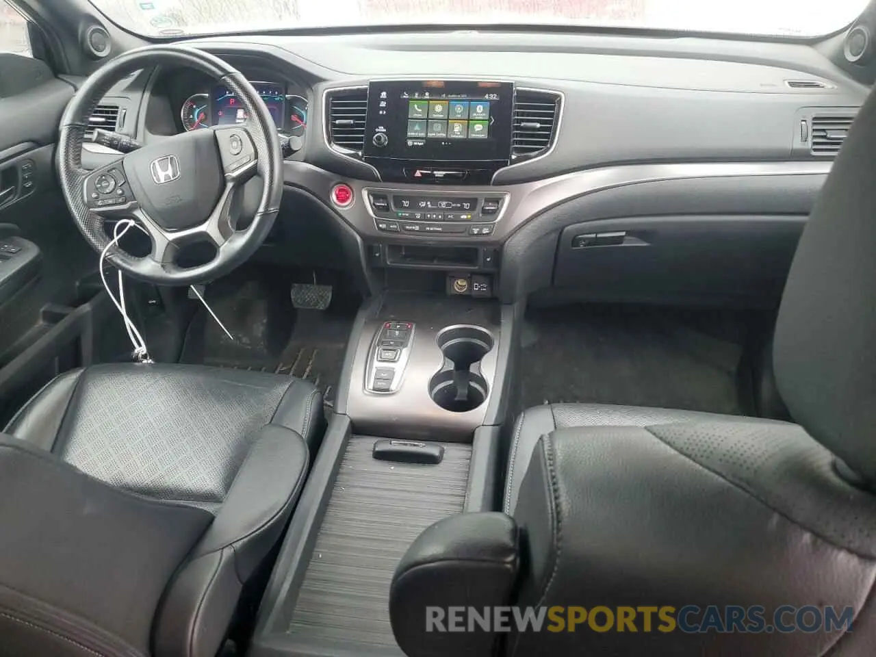 8 Photograph of a damaged car 5FNYF8H51KB027907 HONDA PASSPORT 2019
