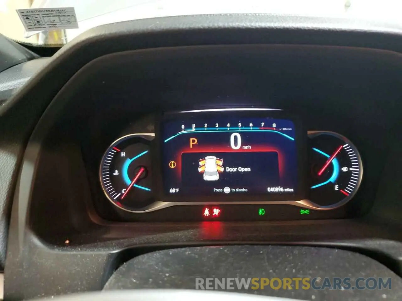 9 Photograph of a damaged car 5FNYF8H59KB019537 HONDA PASSPORT 2019