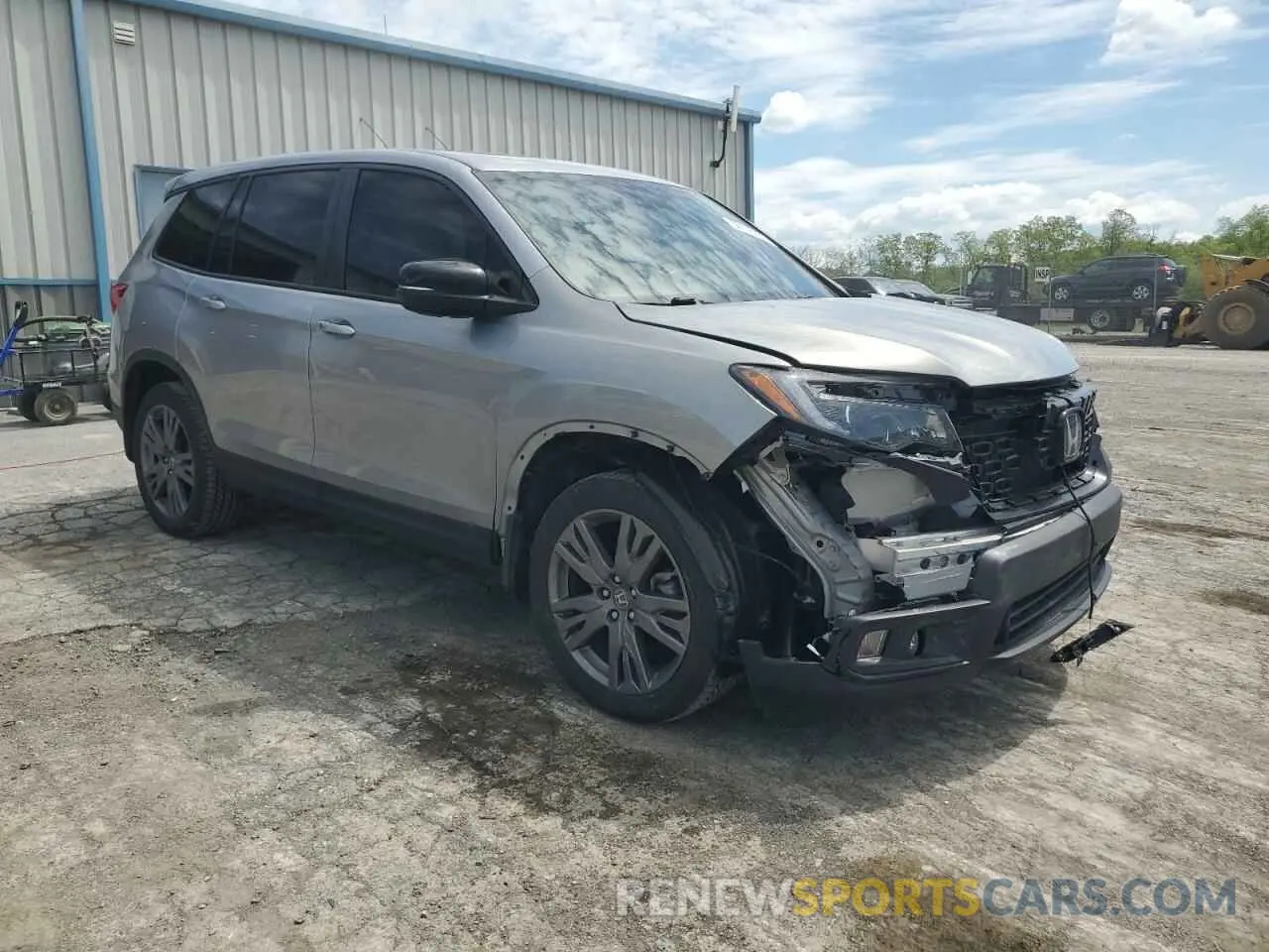 4 Photograph of a damaged car 5FNYF8H5XKB019773 HONDA PASSPORT 2019