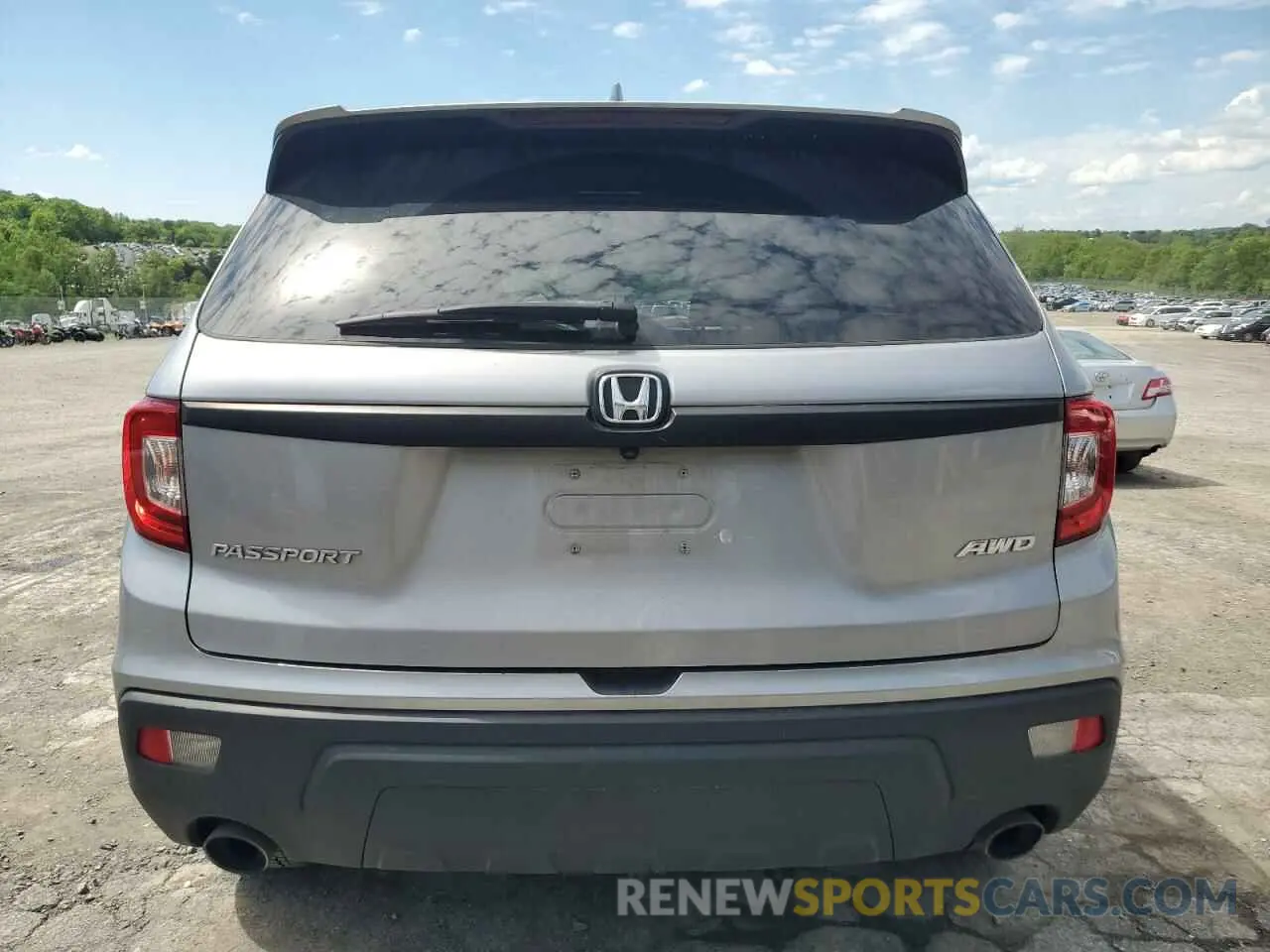 6 Photograph of a damaged car 5FNYF8H5XKB019773 HONDA PASSPORT 2019