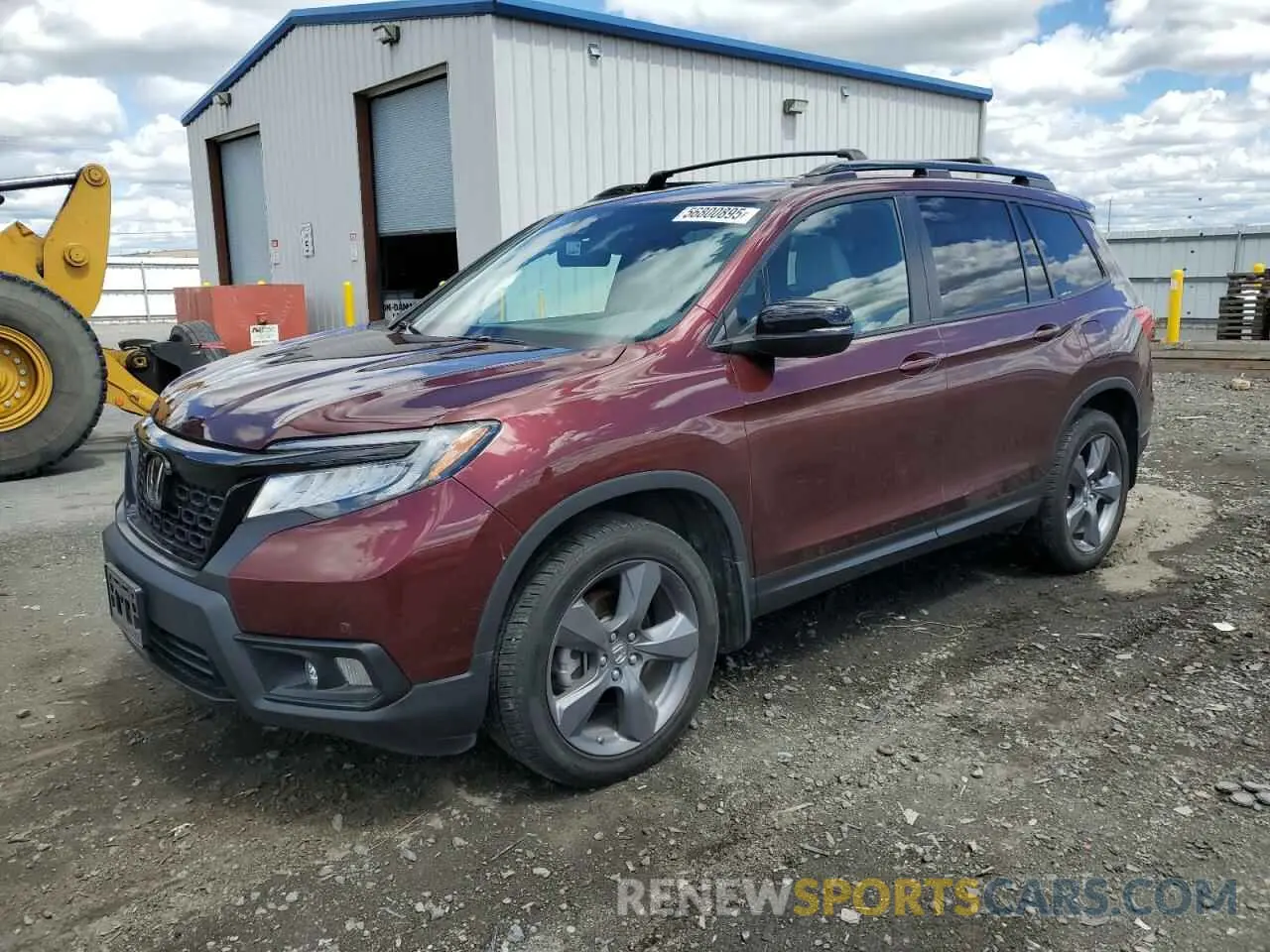1 Photograph of a damaged car 5FNYF8H90KB022684 HONDA PASSPORT 2019