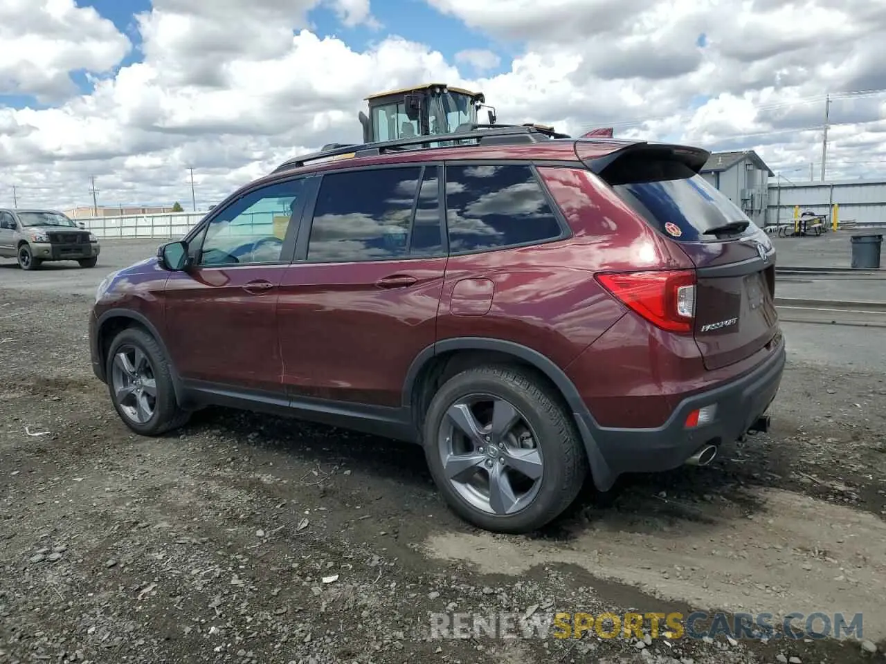 2 Photograph of a damaged car 5FNYF8H90KB022684 HONDA PASSPORT 2019