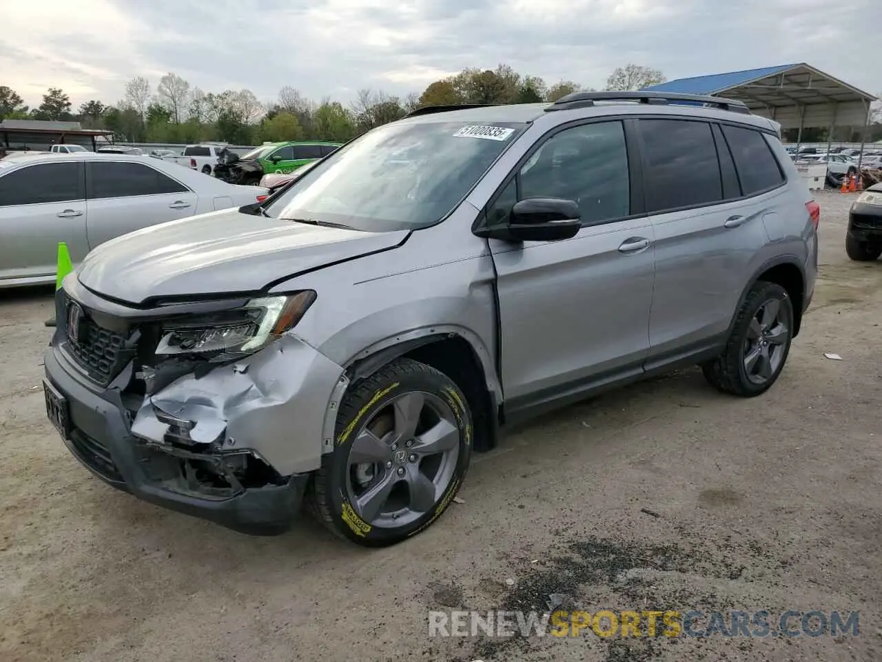 1 Photograph of a damaged car 5FNYF8H93KB009427 HONDA PASSPORT 2019