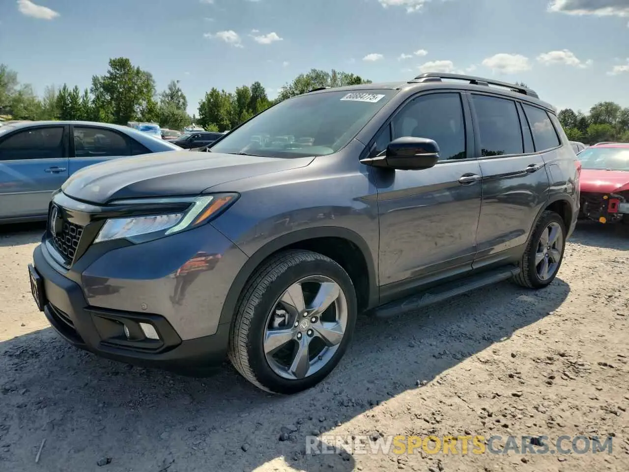 1 Photograph of a damaged car 5FNYF8H93KB018614 HONDA PASSPORT 2019