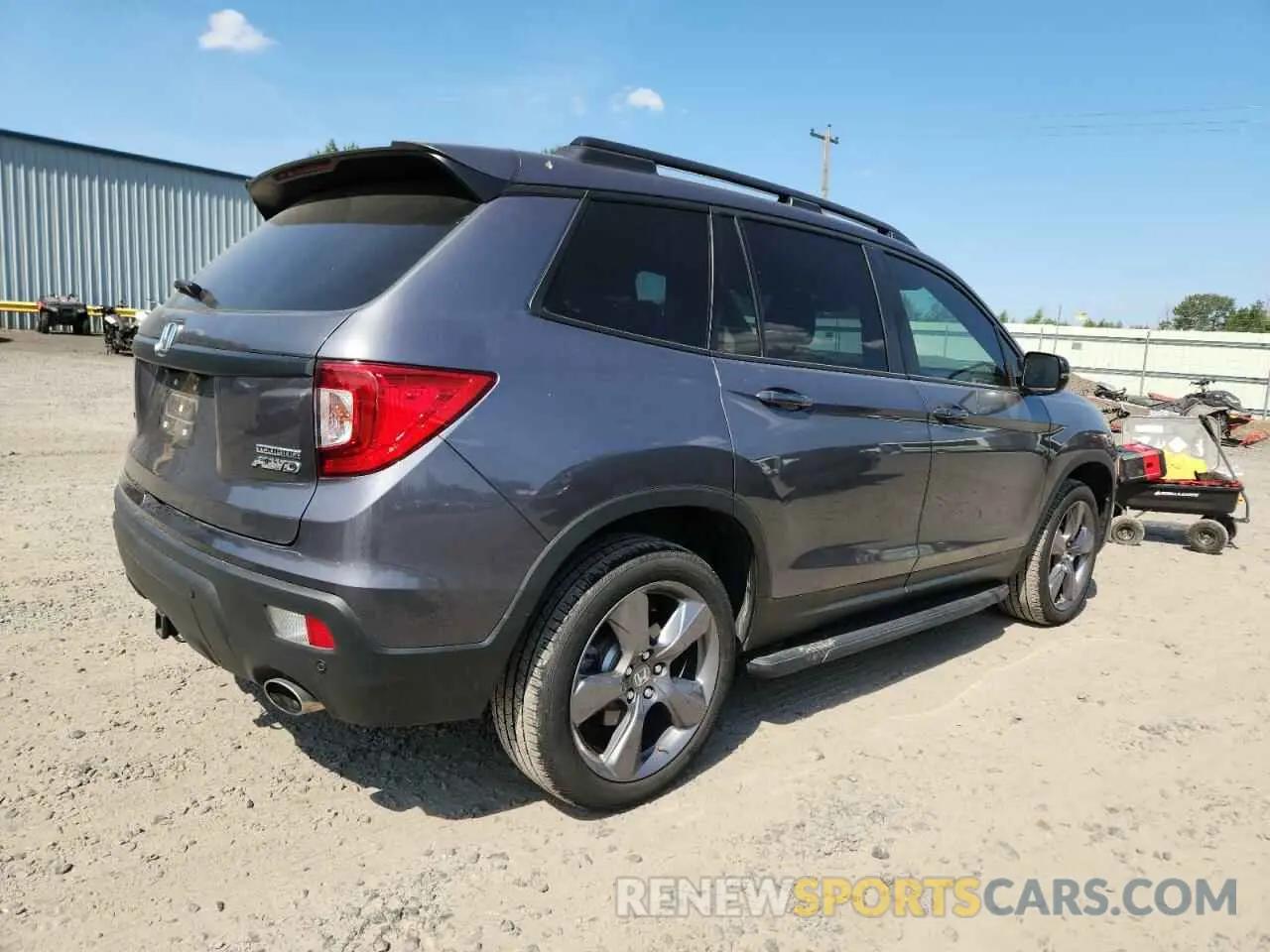 3 Photograph of a damaged car 5FNYF8H93KB018614 HONDA PASSPORT 2019