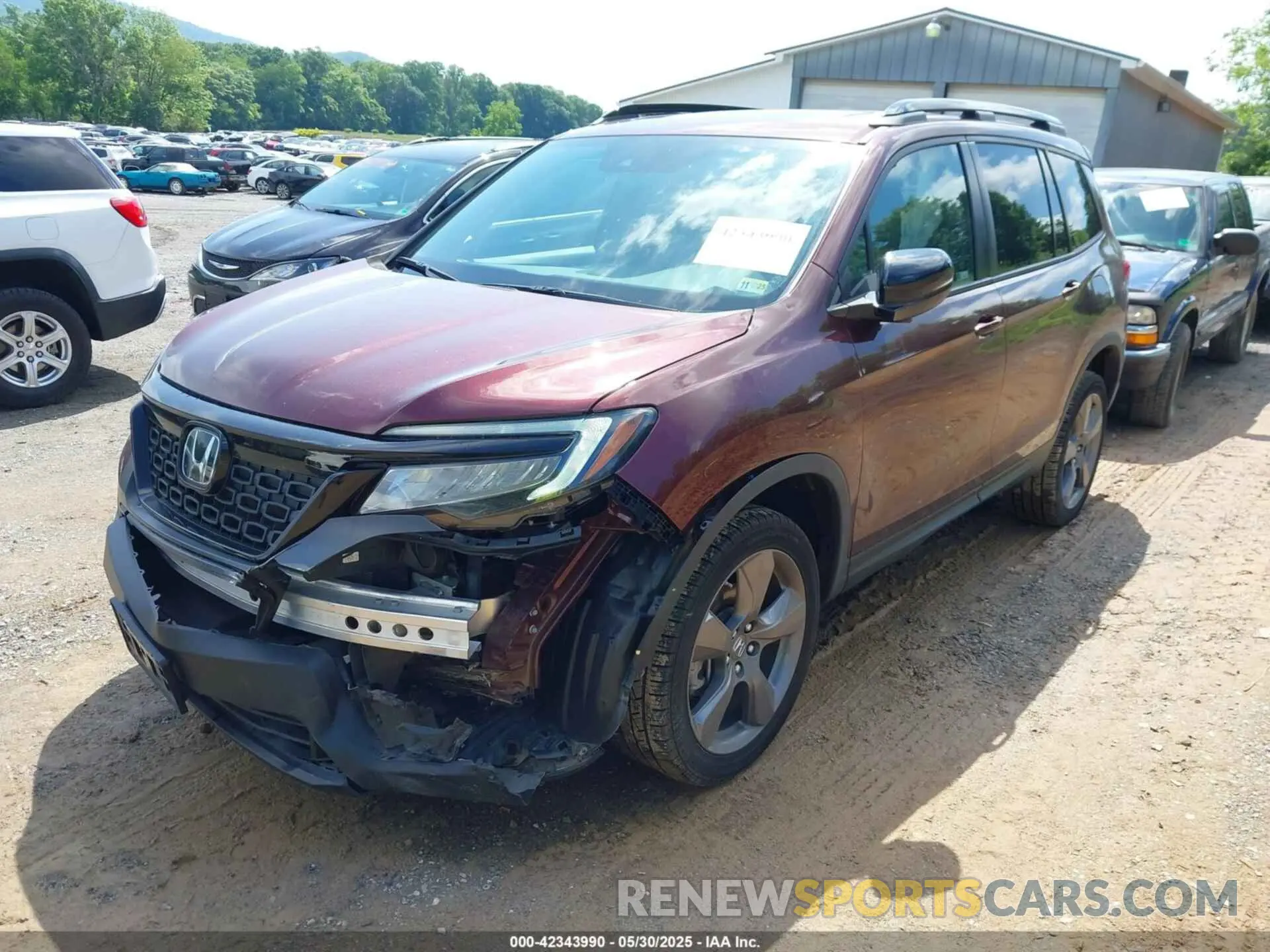 6 Photograph of a damaged car 5FNYF8H9XKB027990 HONDA PASSPORT 2019