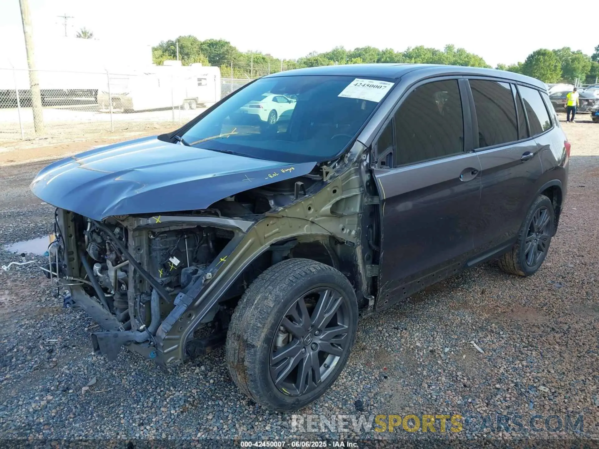 2 Photograph of a damaged car 5FNYF7H56LB003629 HONDA PASSPORT 2020