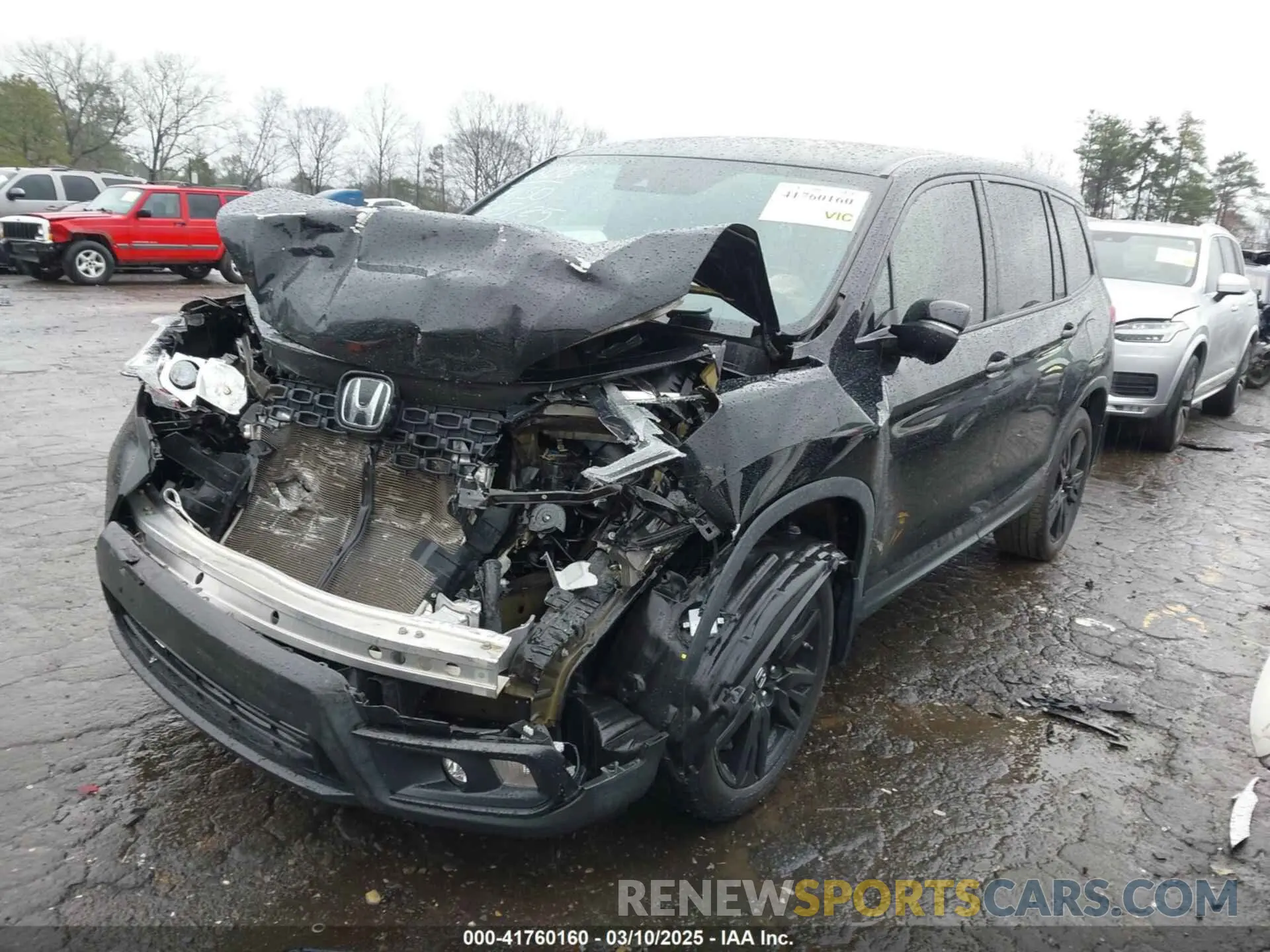 2 Photograph of a damaged car 5FNYF7H5XLB006128 HONDA PASSPORT 2020