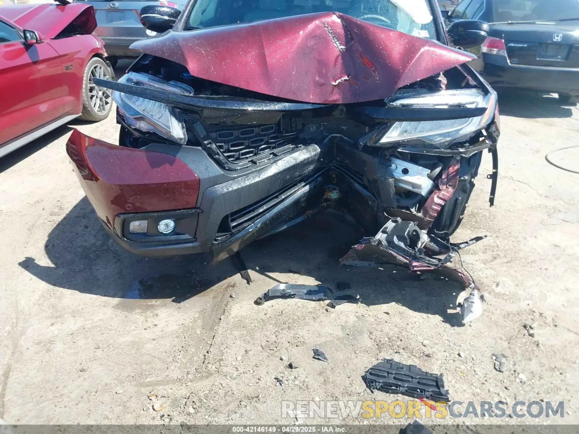 6 Photograph of a damaged car 5FNYF8H07LB001219 HONDA PASSPORT 2020