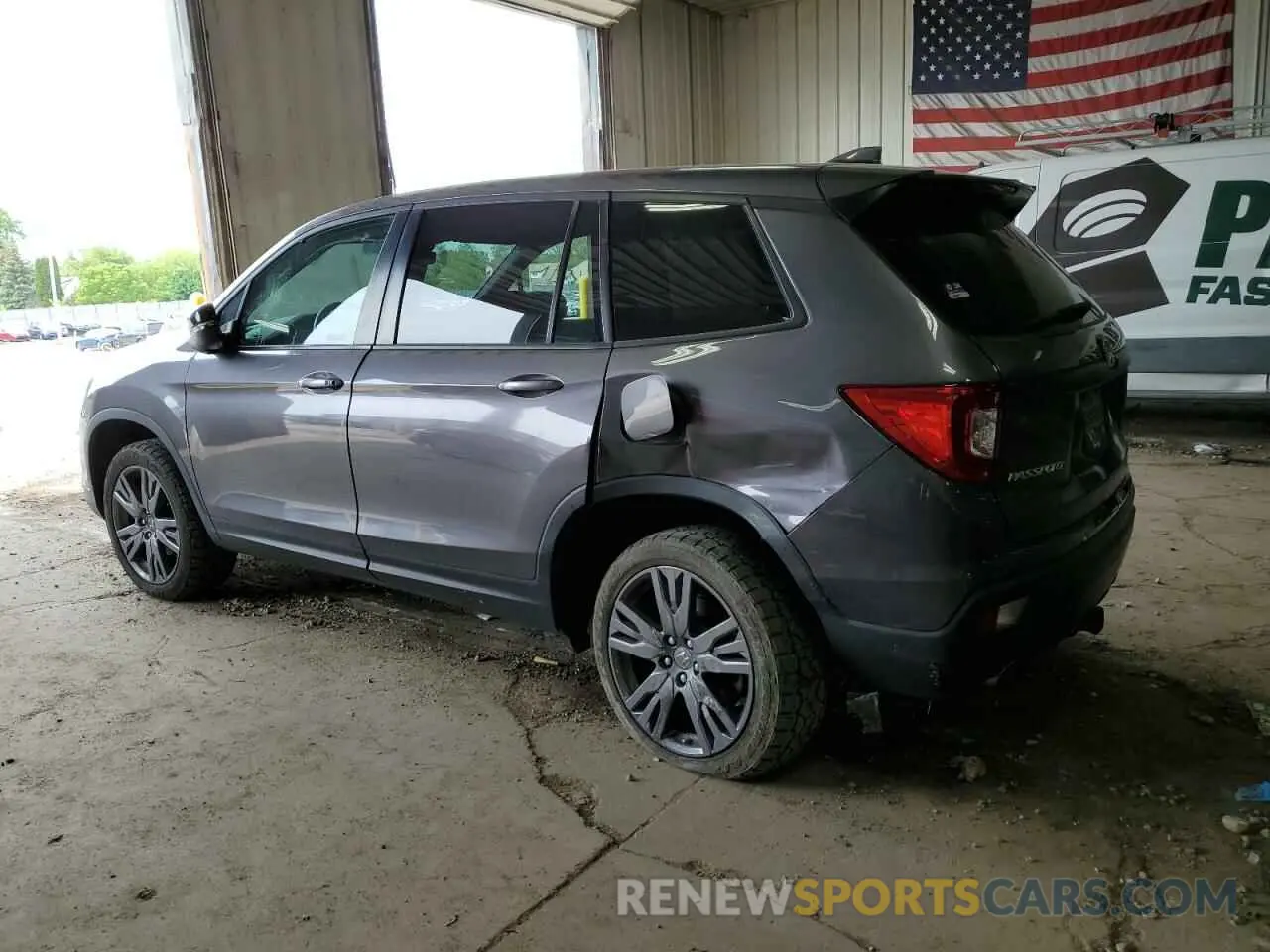 2 Photograph of a damaged car 5FNYF8H50LB000022 HONDA PASSPORT 2020