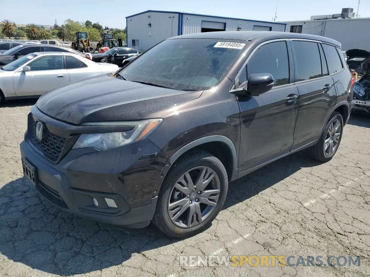 1 Photograph of a damaged car 5FNYF8H54LB000315 HONDA PASSPORT 2020