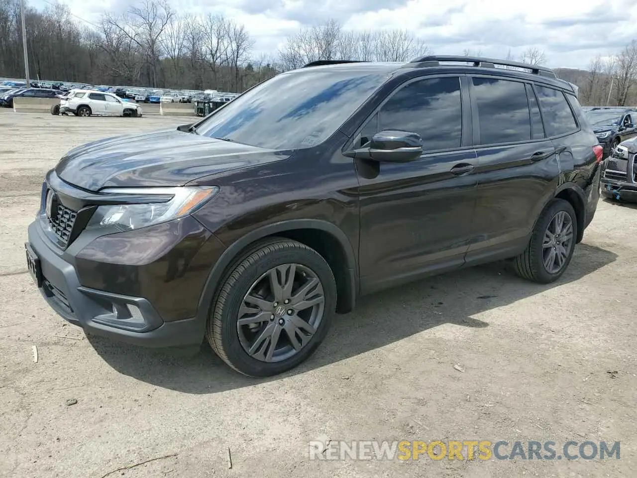 1 Photograph of a damaged car 5FNYF8H59LB007566 HONDA PASSPORT 2020