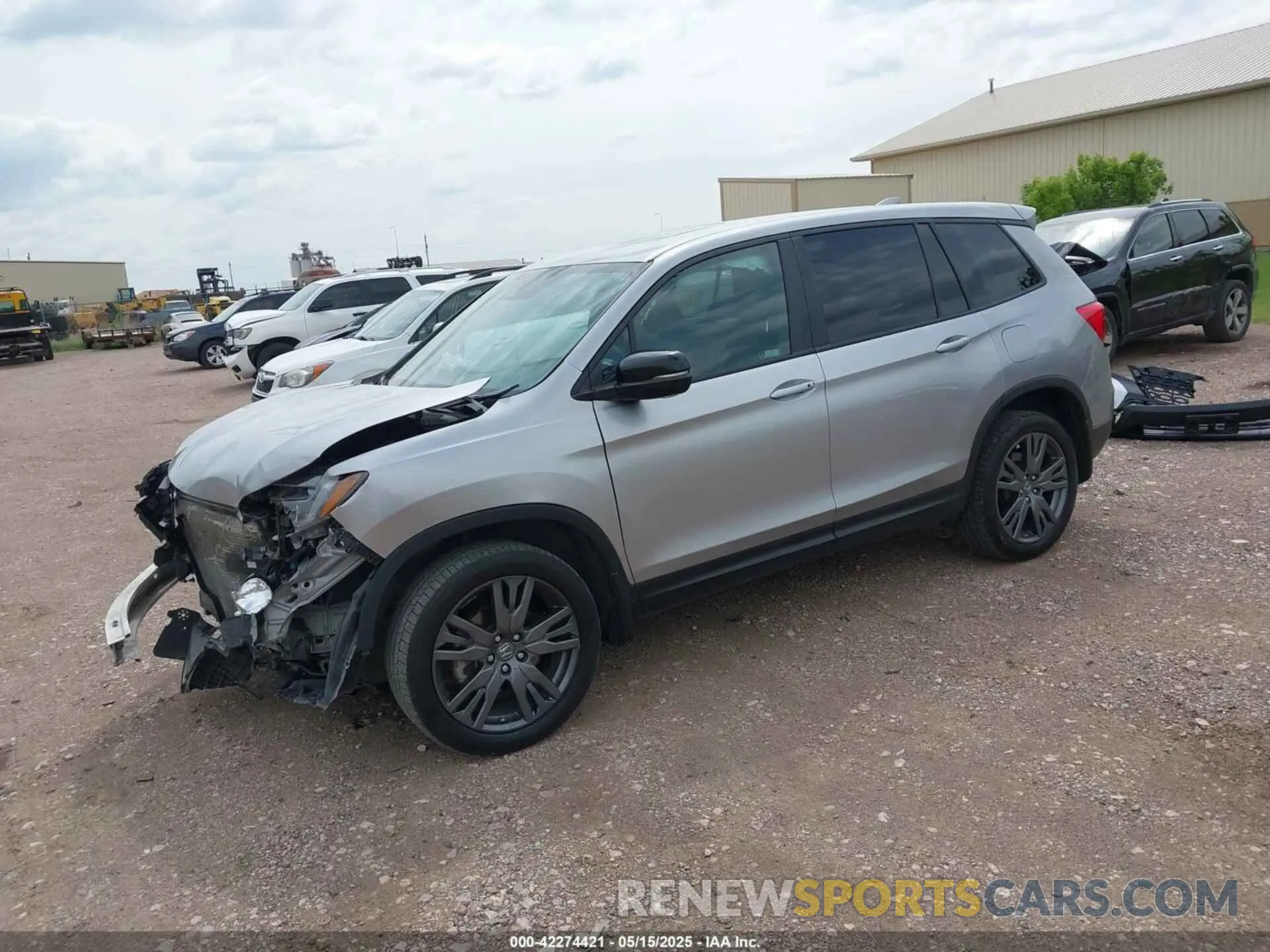 2 Photograph of a damaged car 5FNYF8H59LB014260 HONDA PASSPORT 2020