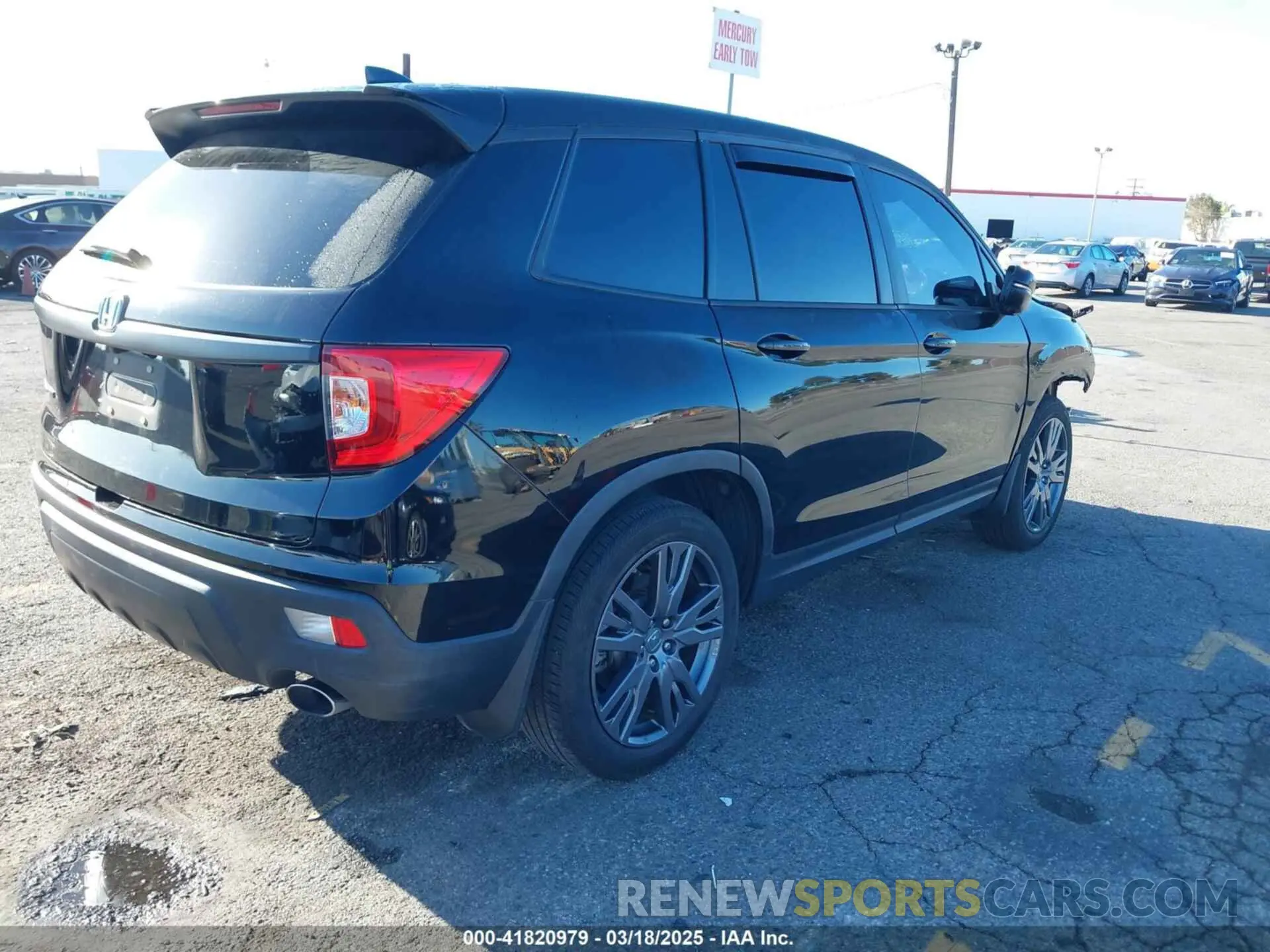 4 Photograph of a damaged car 5FNYF7H56MB012736 HONDA PASSPORT 2021