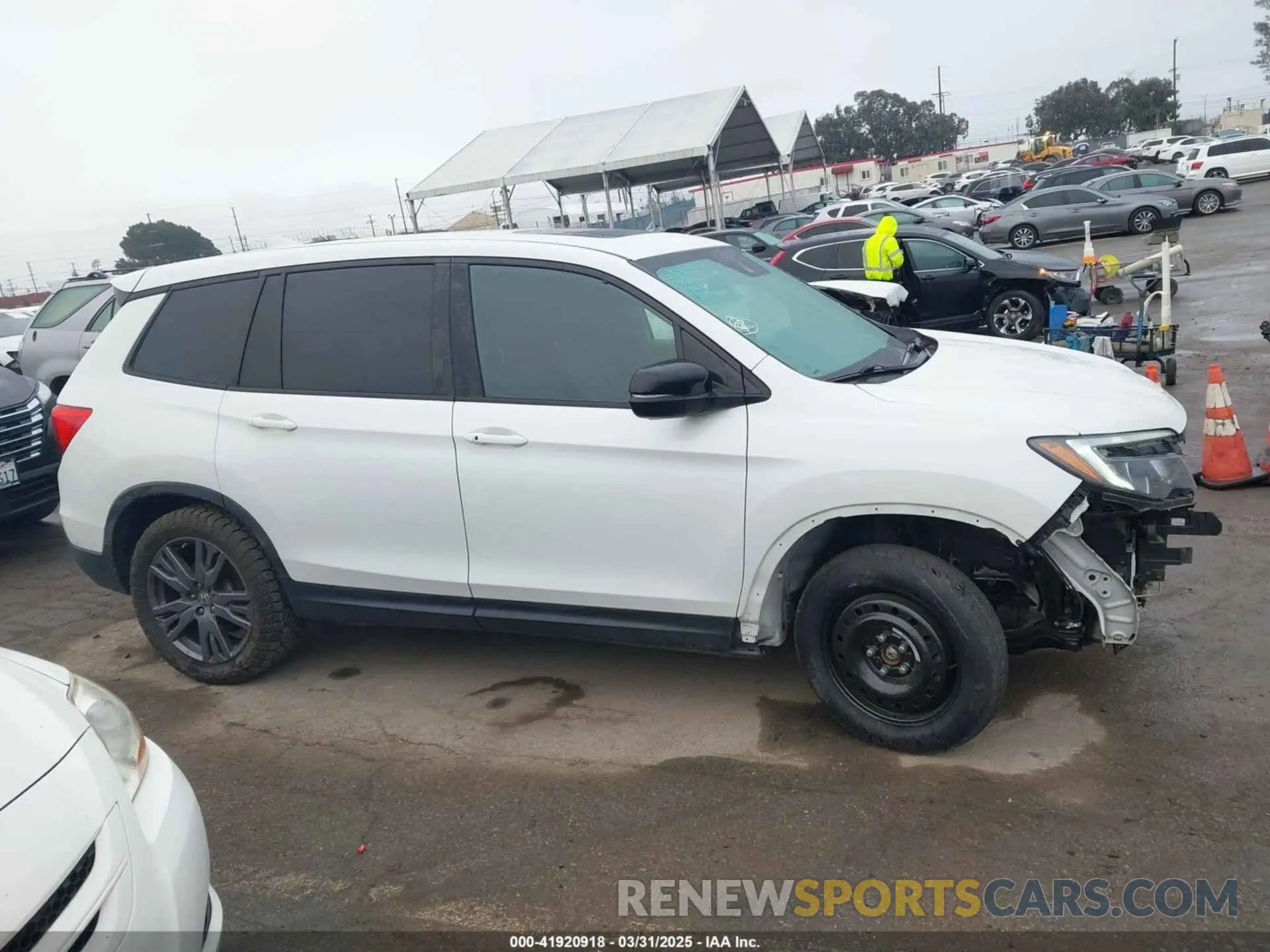 14 Photograph of a damaged car 5FNYF7H58MB008459 HONDA PASSPORT 2021