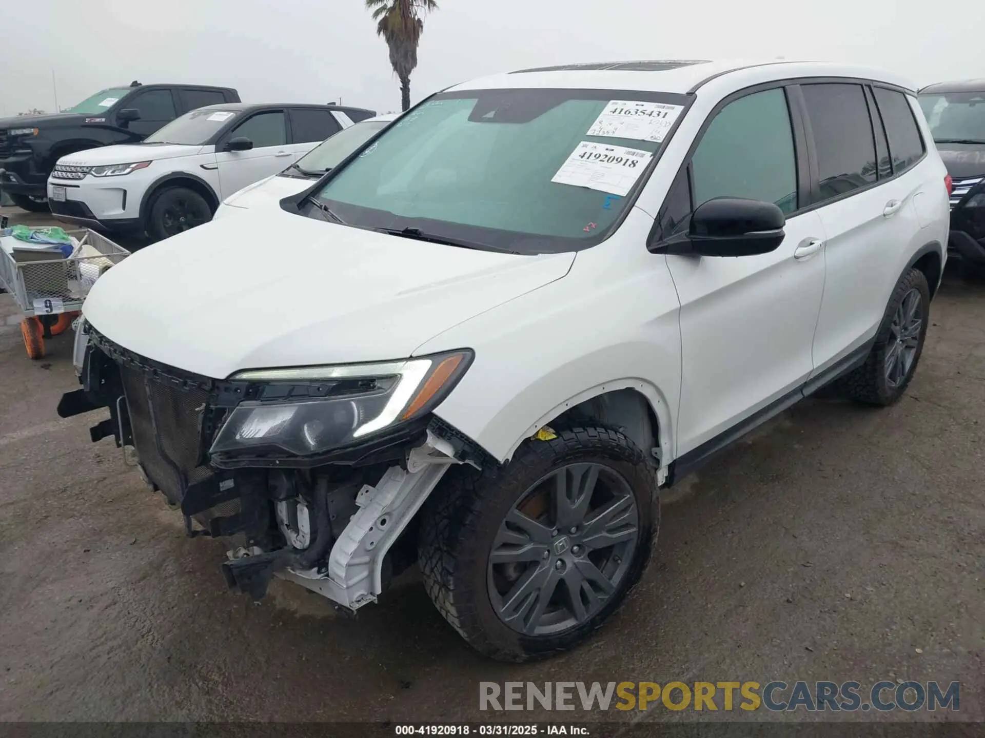 2 Photograph of a damaged car 5FNYF7H58MB008459 HONDA PASSPORT 2021