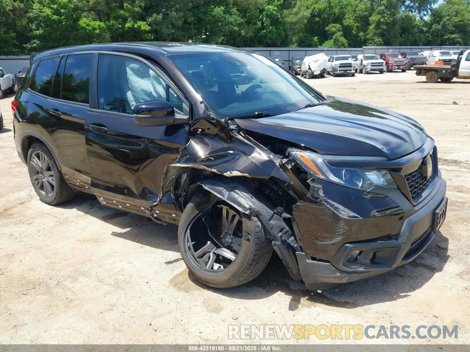 1 Photograph of a damaged car 5FNYF7H5XMB006986 HONDA PASSPORT 2021