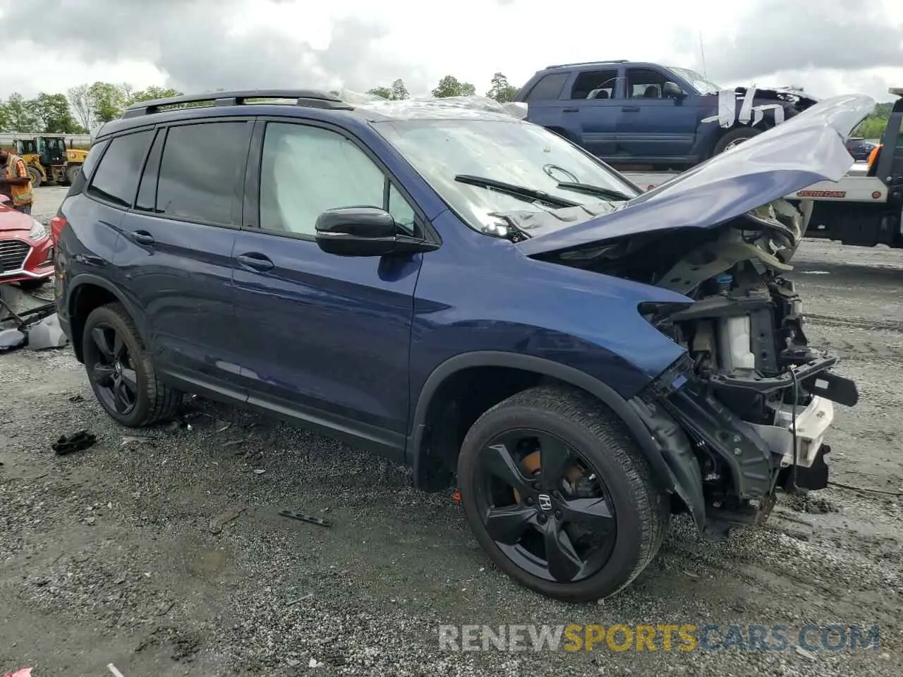 4 Photograph of a damaged car 5FNYF8H04MB023356 HONDA PASSPORT 2021