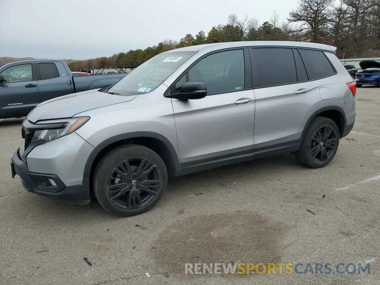 1 Photograph of a damaged car 5FNYF8H21MB031691 HONDA PASSPORT 2021