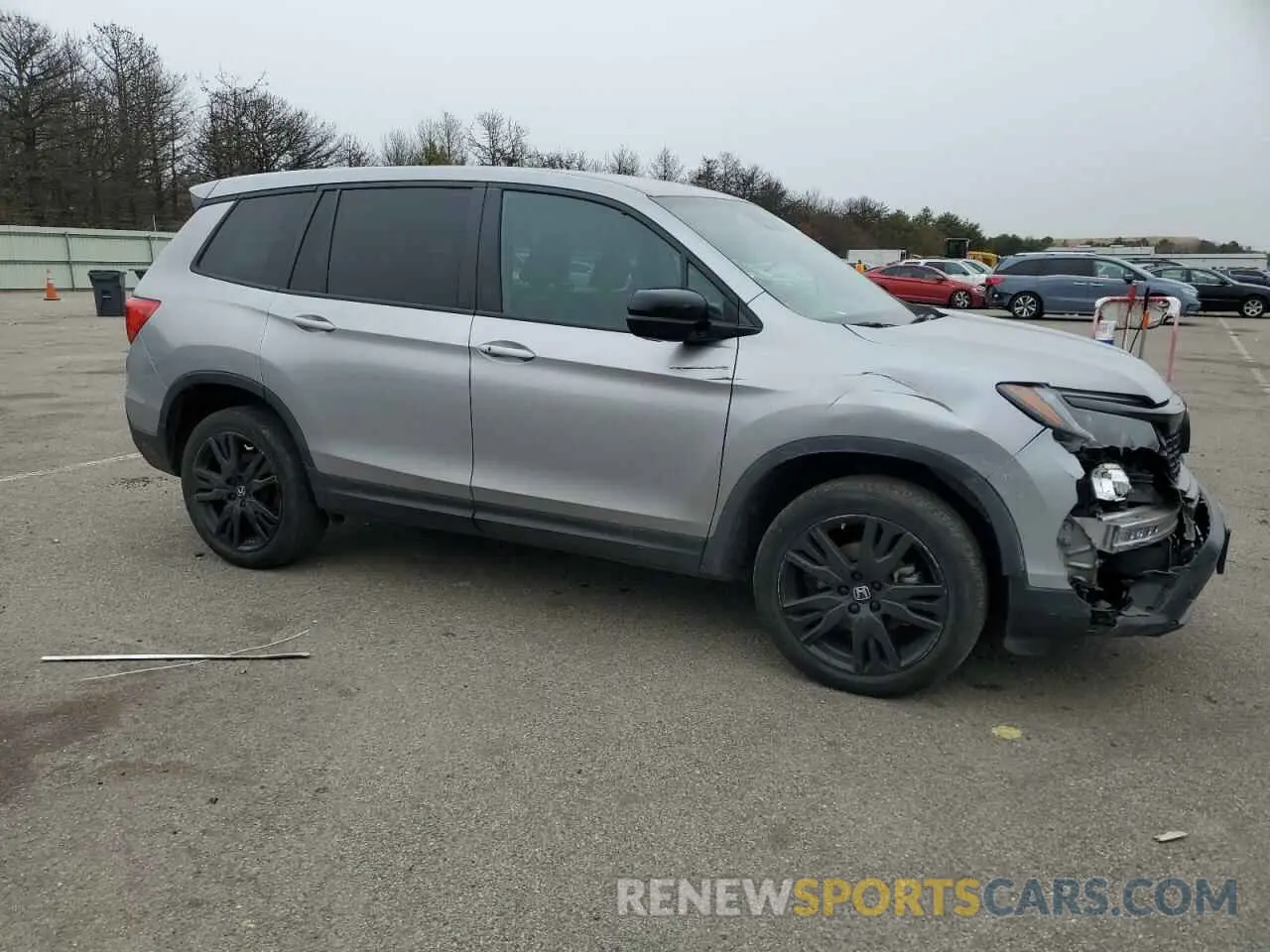 4 Photograph of a damaged car 5FNYF8H21MB031691 HONDA PASSPORT 2021