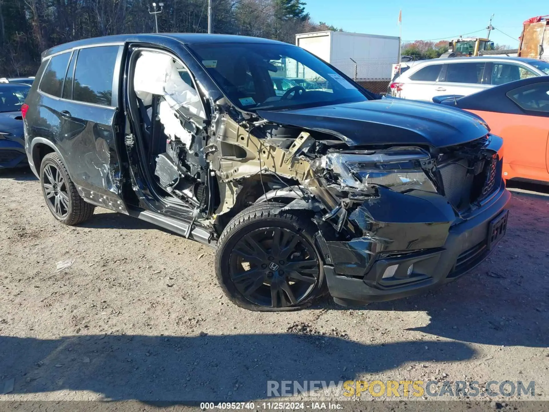 1 Photograph of a damaged car 5FNYF8H22MB016469 HONDA PASSPORT 2021