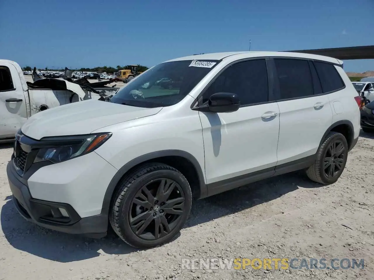 1 Photograph of a damaged car 5FNYF8H23MB013015 HONDA PASSPORT 2021