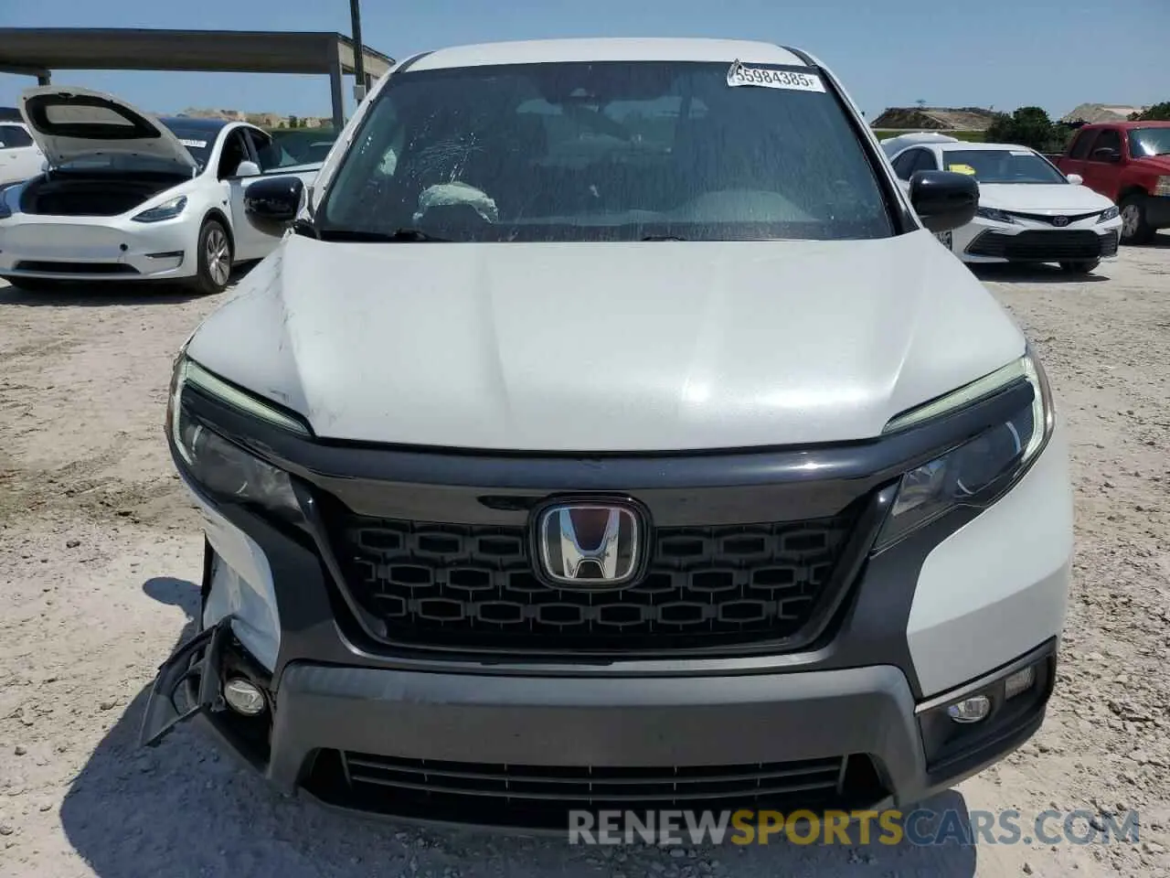 5 Photograph of a damaged car 5FNYF8H23MB013015 HONDA PASSPORT 2021