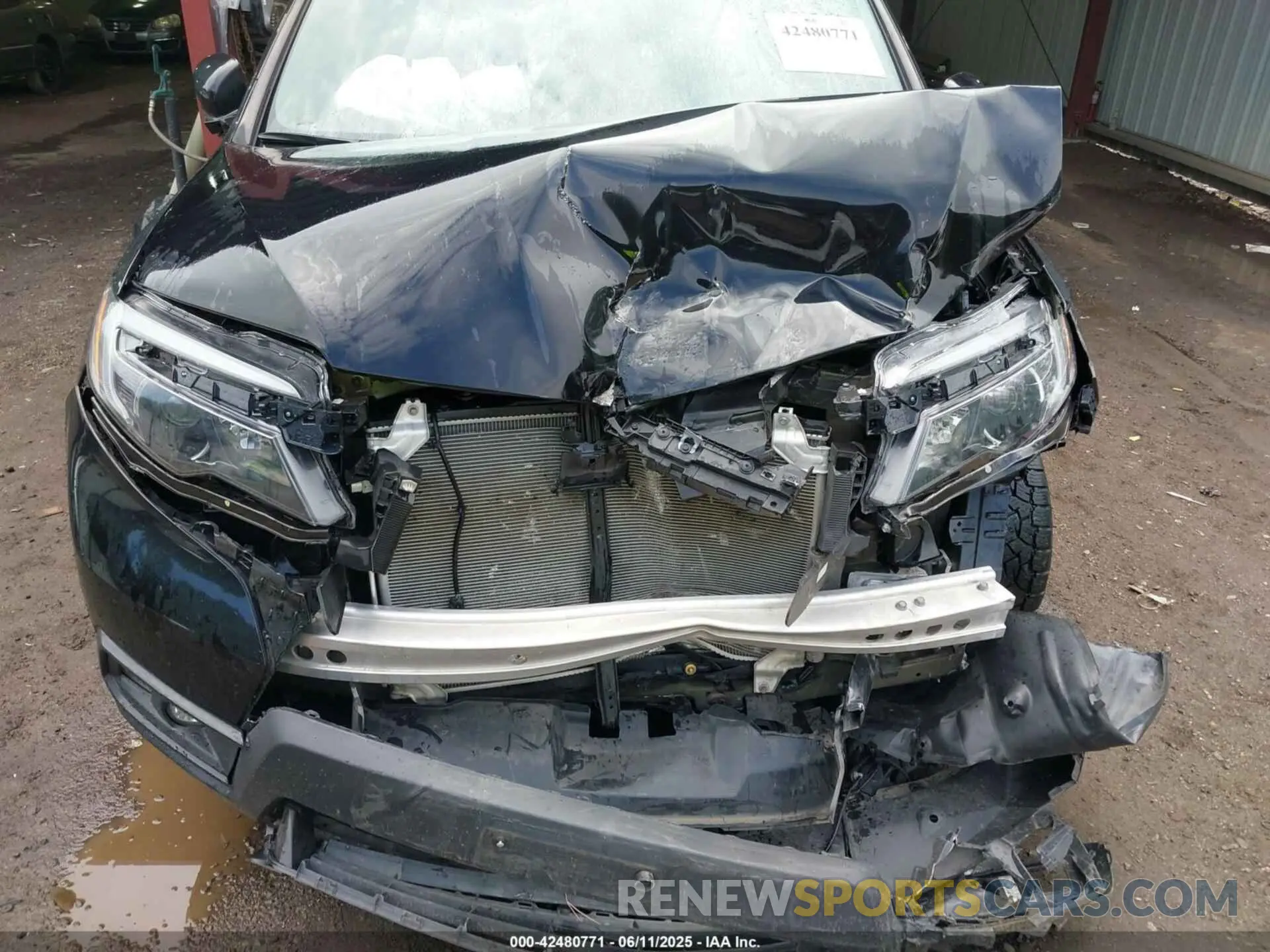 10 Photograph of a damaged car 5FNYF8H23MB033037 HONDA PASSPORT 2021