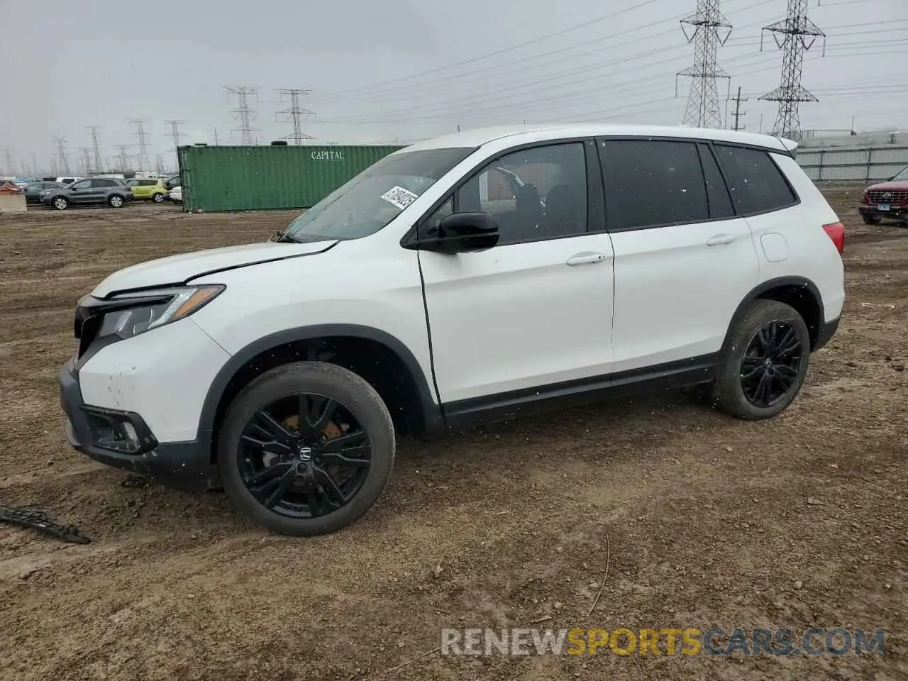 1 Photograph of a damaged car 5FNYF8H25MB014585 HONDA PASSPORT 2021