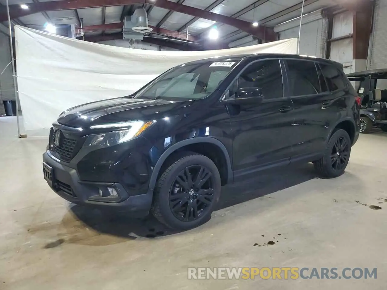 1 Photograph of a damaged car 5FNYF8H25MB033086 HONDA PASSPORT 2021