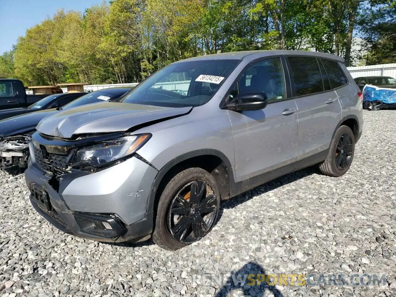 1 Photograph of a damaged car 5FNYF8H27MB003085 HONDA PASSPORT 2021