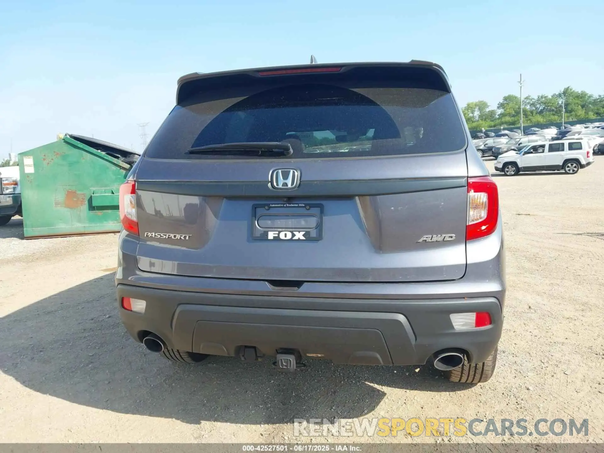 16 Photograph of a damaged car 5FNYF8H51MB027490 HONDA PASSPORT 2021