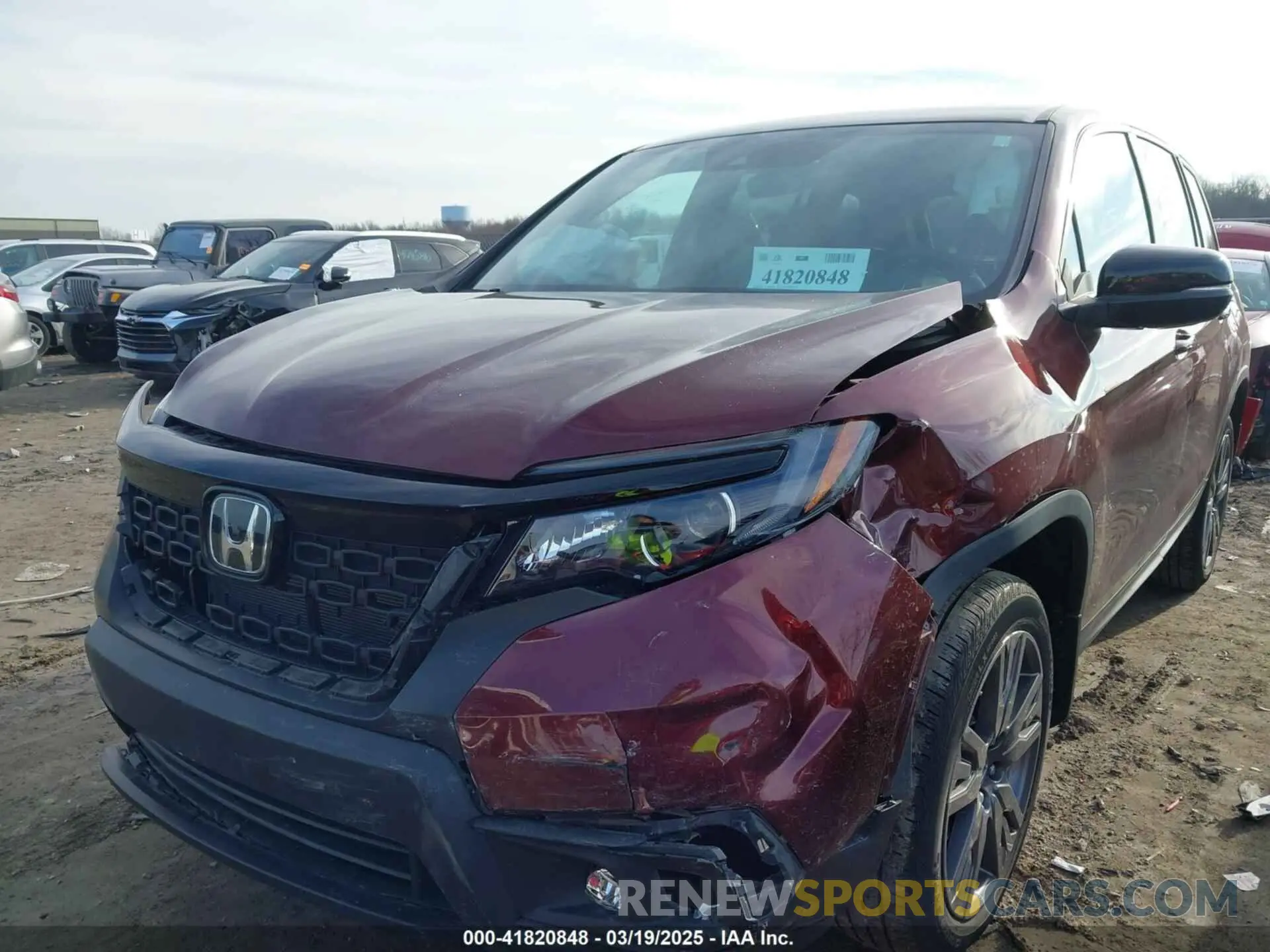 6 Photograph of a damaged car 5FNYF8H54MB006522 HONDA PASSPORT 2021