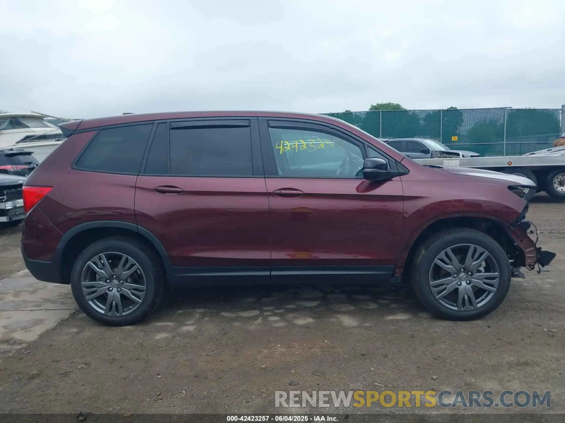 13 Photograph of a damaged car 5FNYF8H54MB016452 HONDA PASSPORT 2021