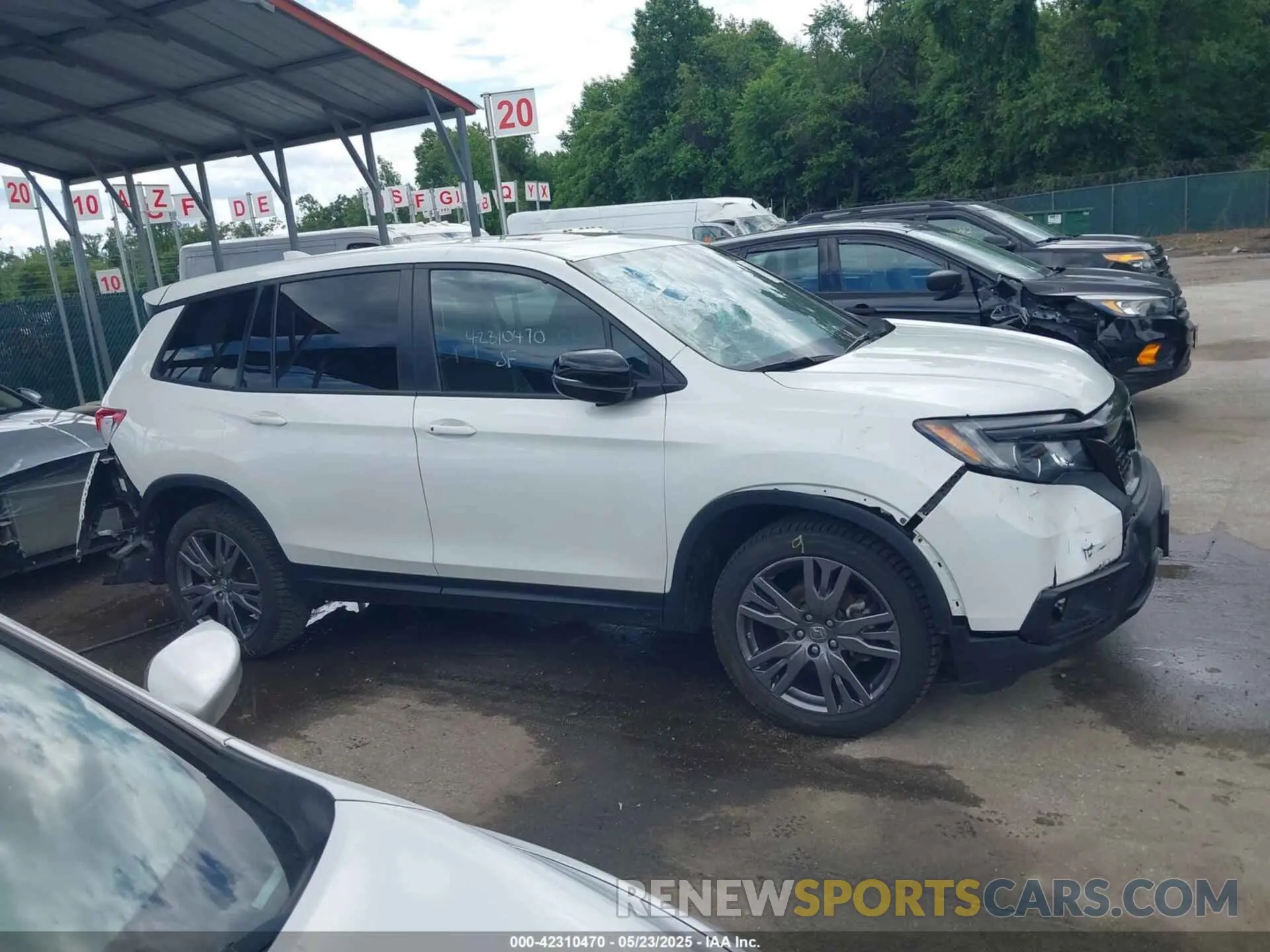 13 Photograph of a damaged car 5FNYF8H54MB041738 HONDA PASSPORT 2021