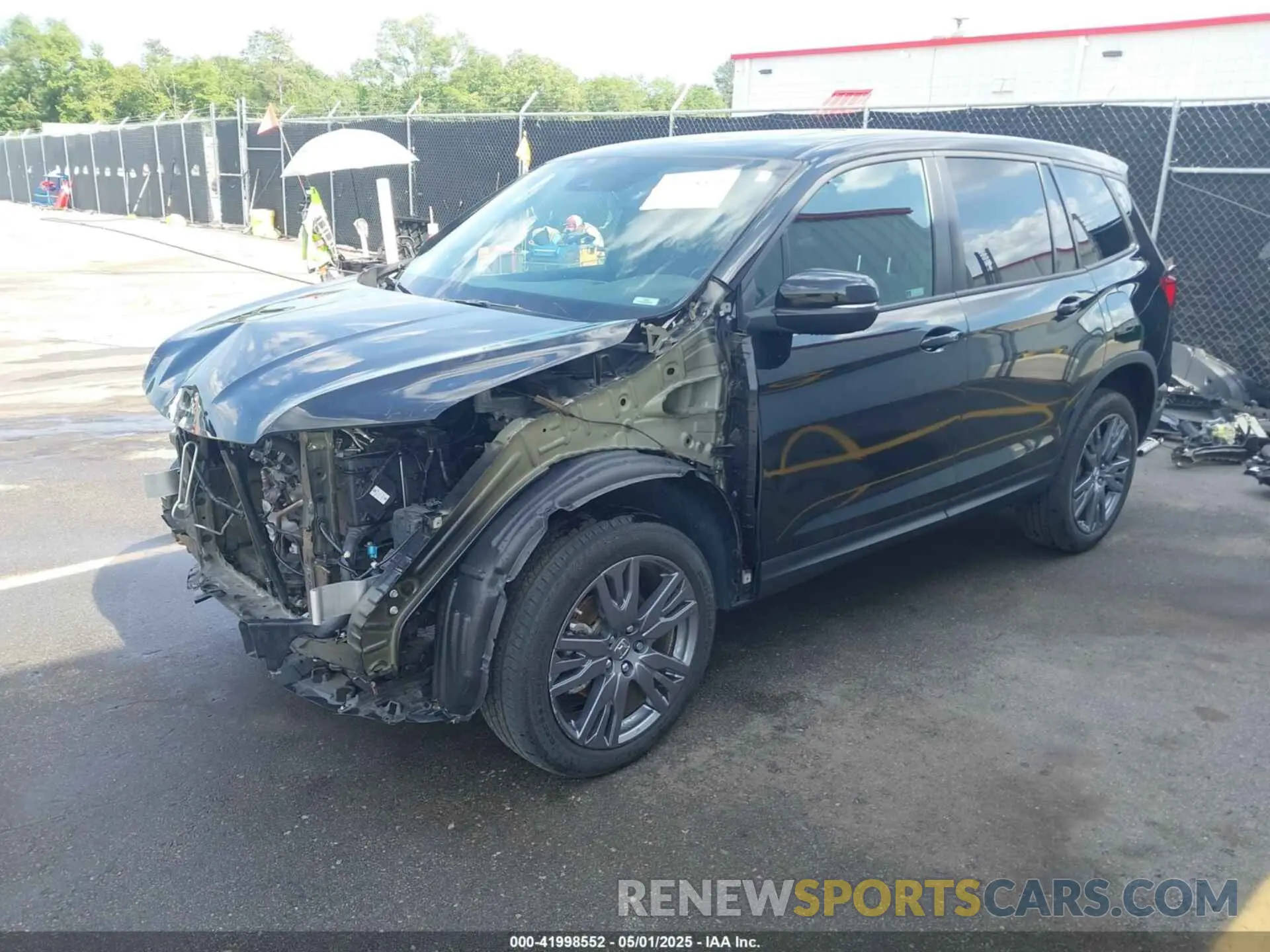 2 Photograph of a damaged car 5FNYF8H59MB031013 HONDA PASSPORT 2021