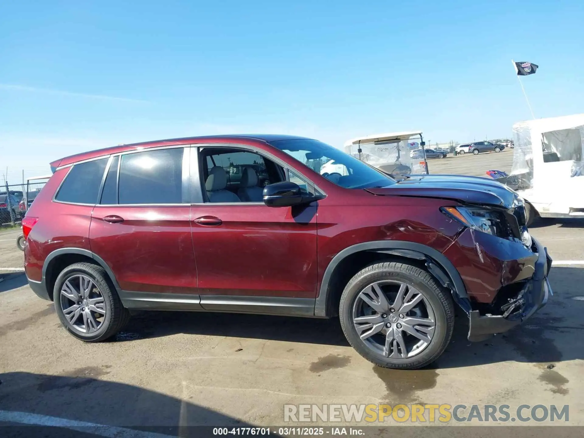 13 Photograph of a damaged car 5FNYF8H5XMB007951 HONDA PASSPORT 2021