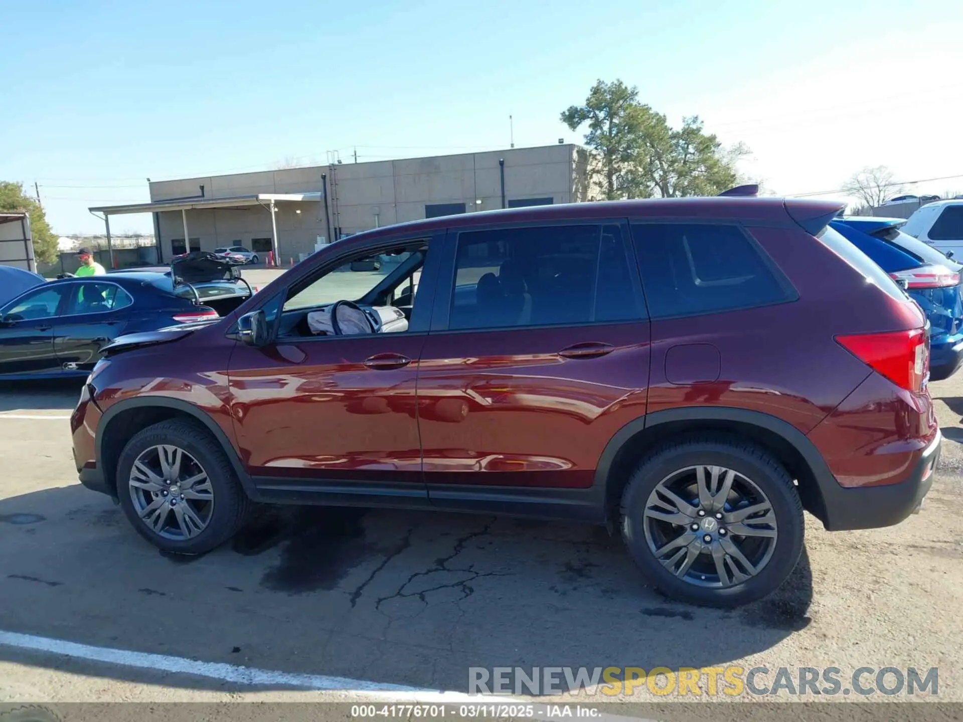 14 Photograph of a damaged car 5FNYF8H5XMB007951 HONDA PASSPORT 2021