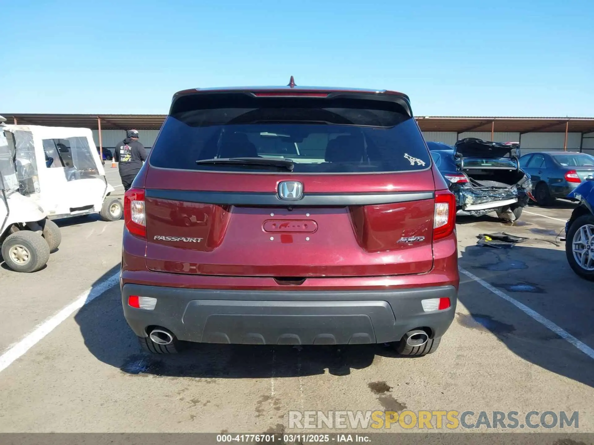 16 Photograph of a damaged car 5FNYF8H5XMB007951 HONDA PASSPORT 2021