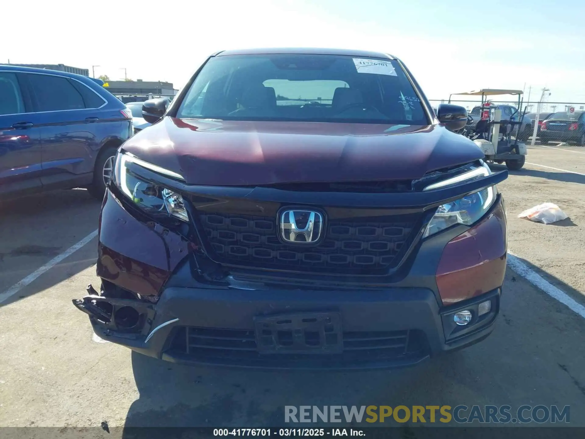 6 Photograph of a damaged car 5FNYF8H5XMB007951 HONDA PASSPORT 2021