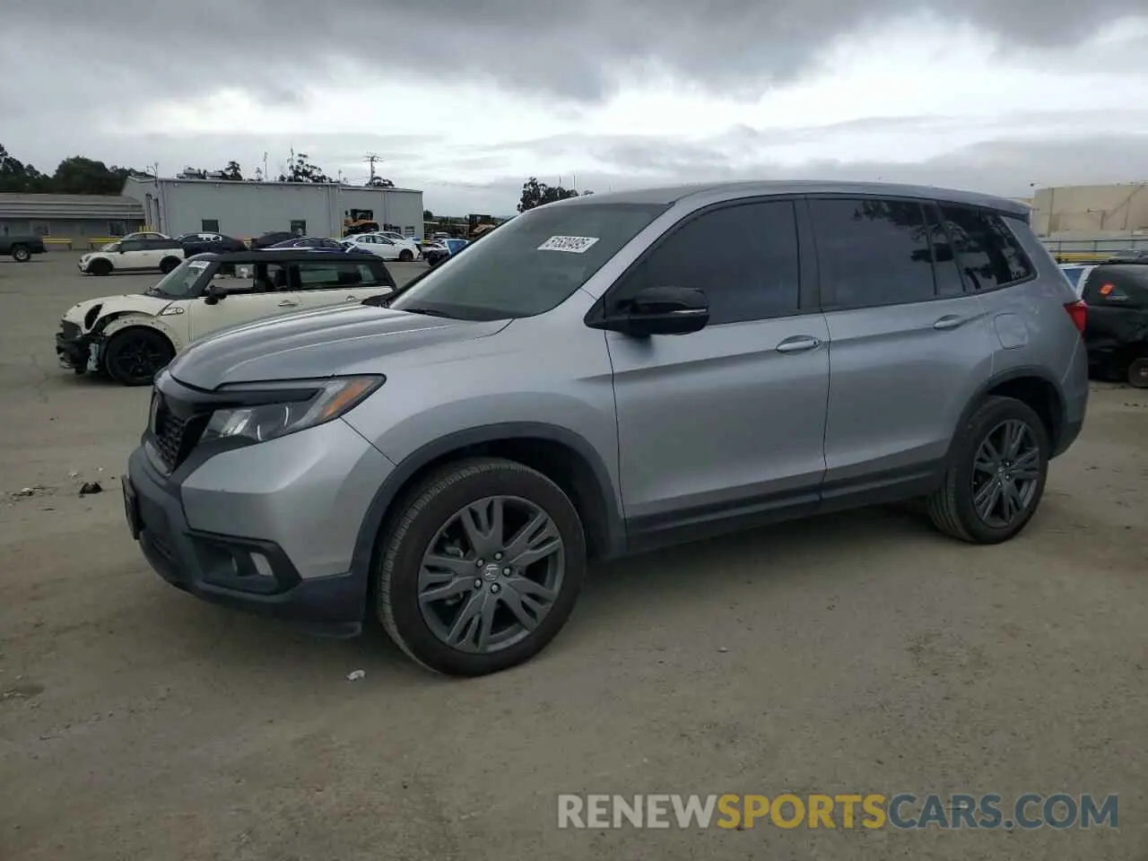 1 Photograph of a damaged car 5FNYF8H5XMB026158 HONDA PASSPORT 2021