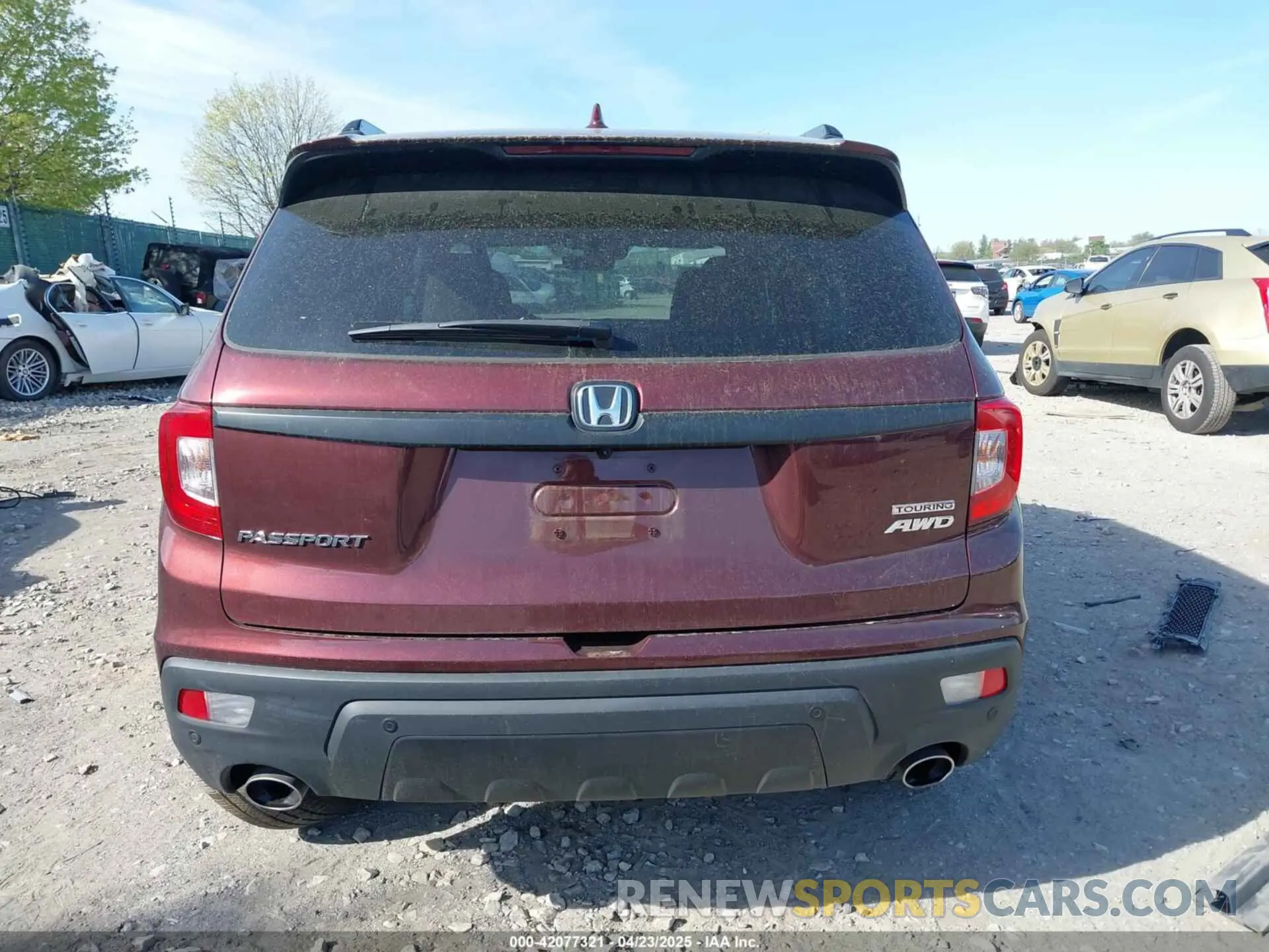 16 Photograph of a damaged car 5FNYF8H91MB022986 HONDA PASSPORT 2021