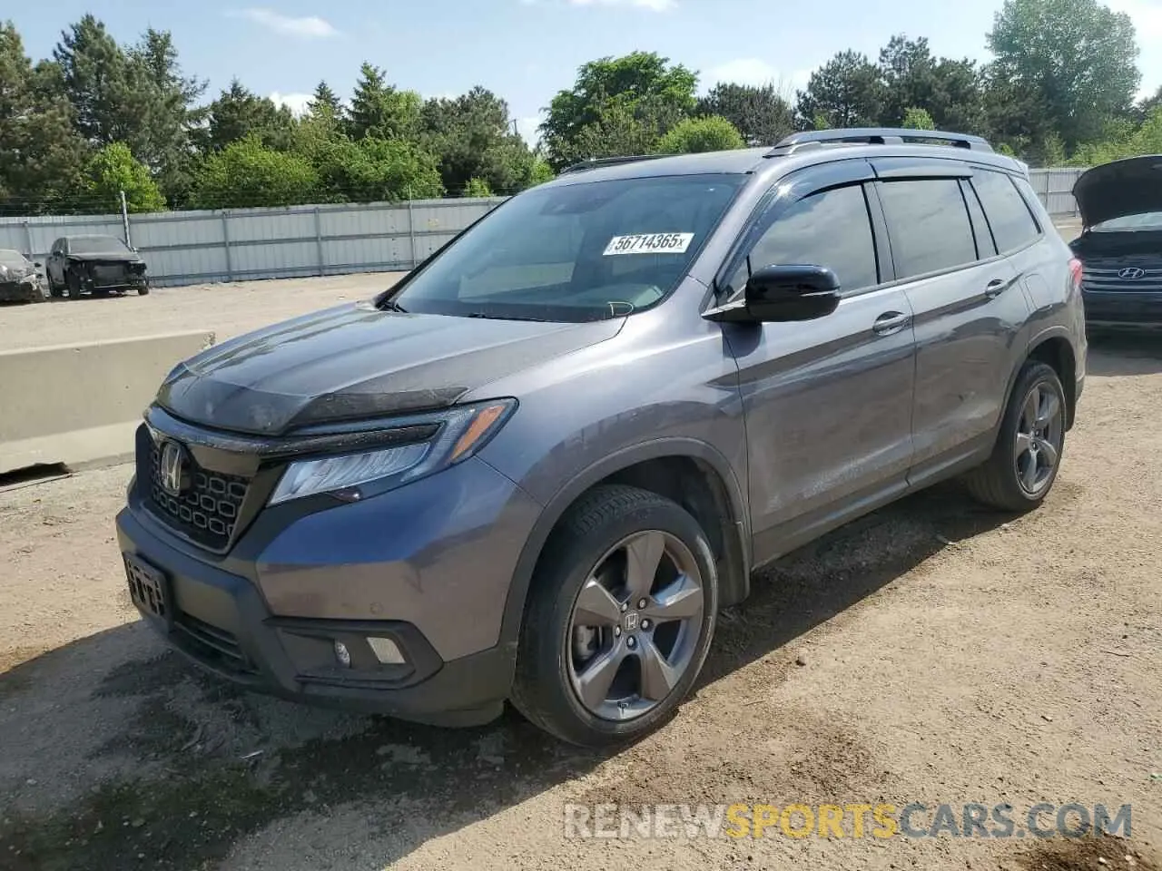 1 Photograph of a damaged car 5FNYF8H92MB038999 HONDA PASSPORT 2021