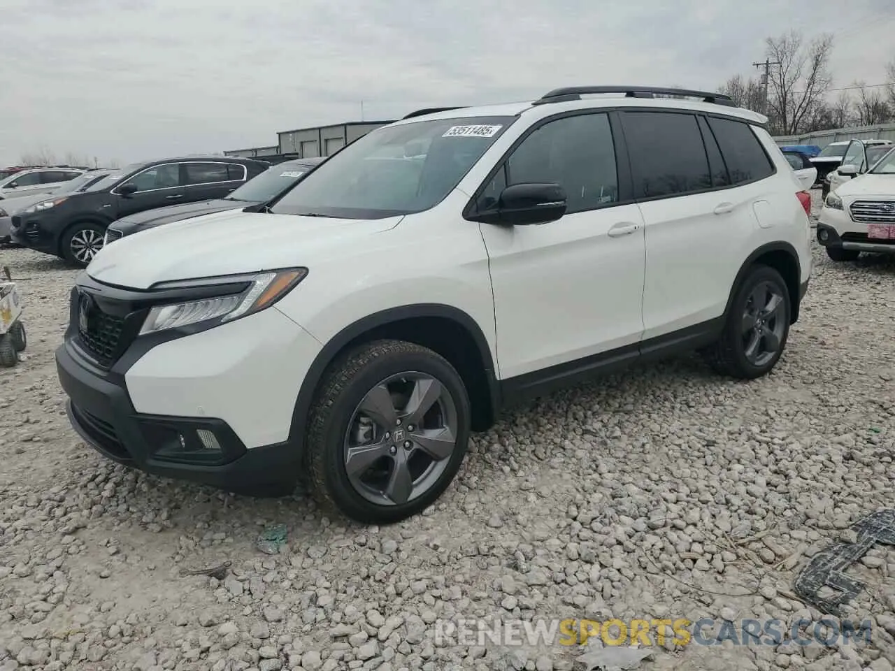 1 Photograph of a damaged car 5FNYF8H94MB001856 HONDA PASSPORT 2021