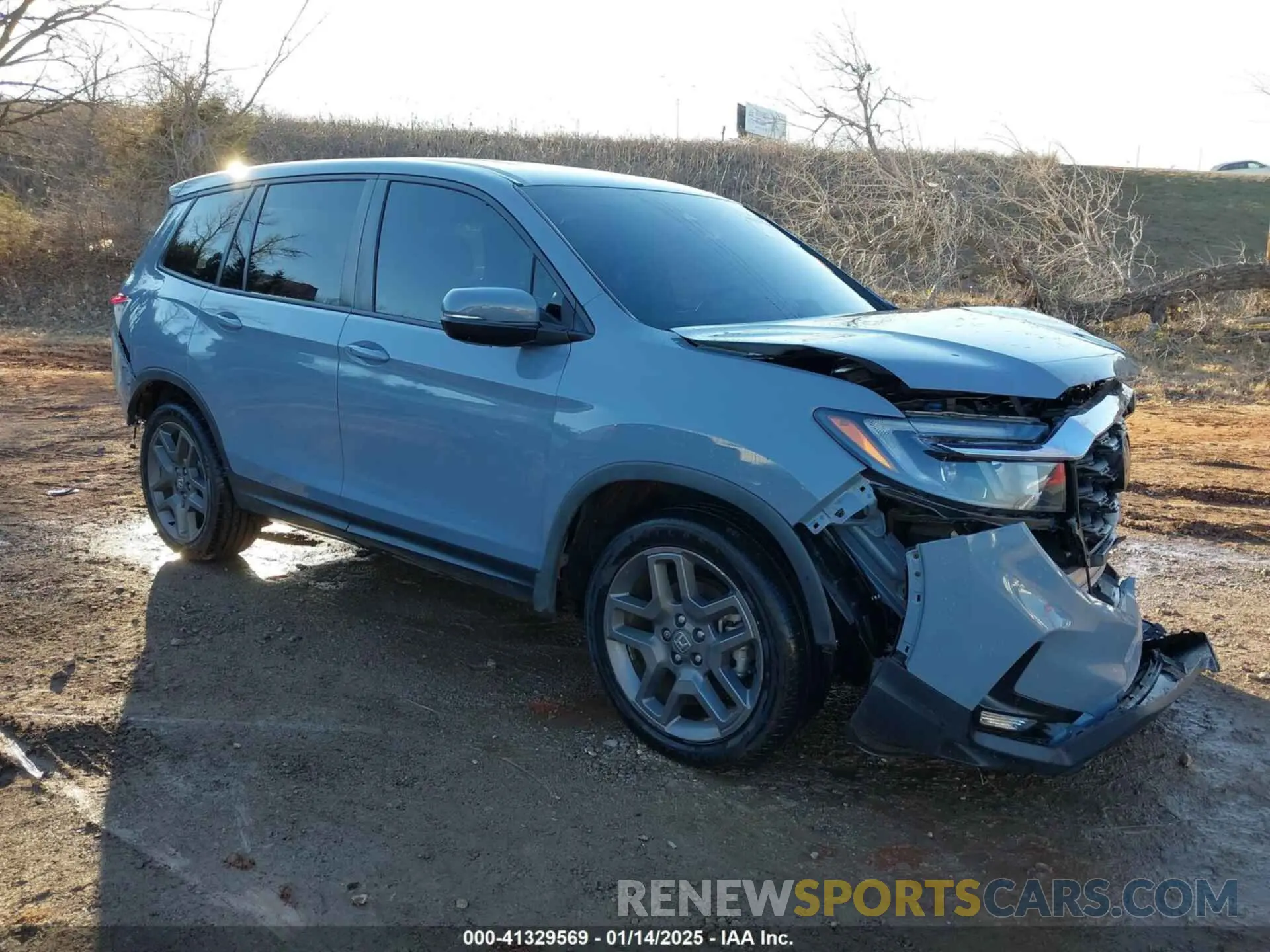 1 Photograph of a damaged car 5FNYF7H55NB006170 HONDA PASSPORT 2022