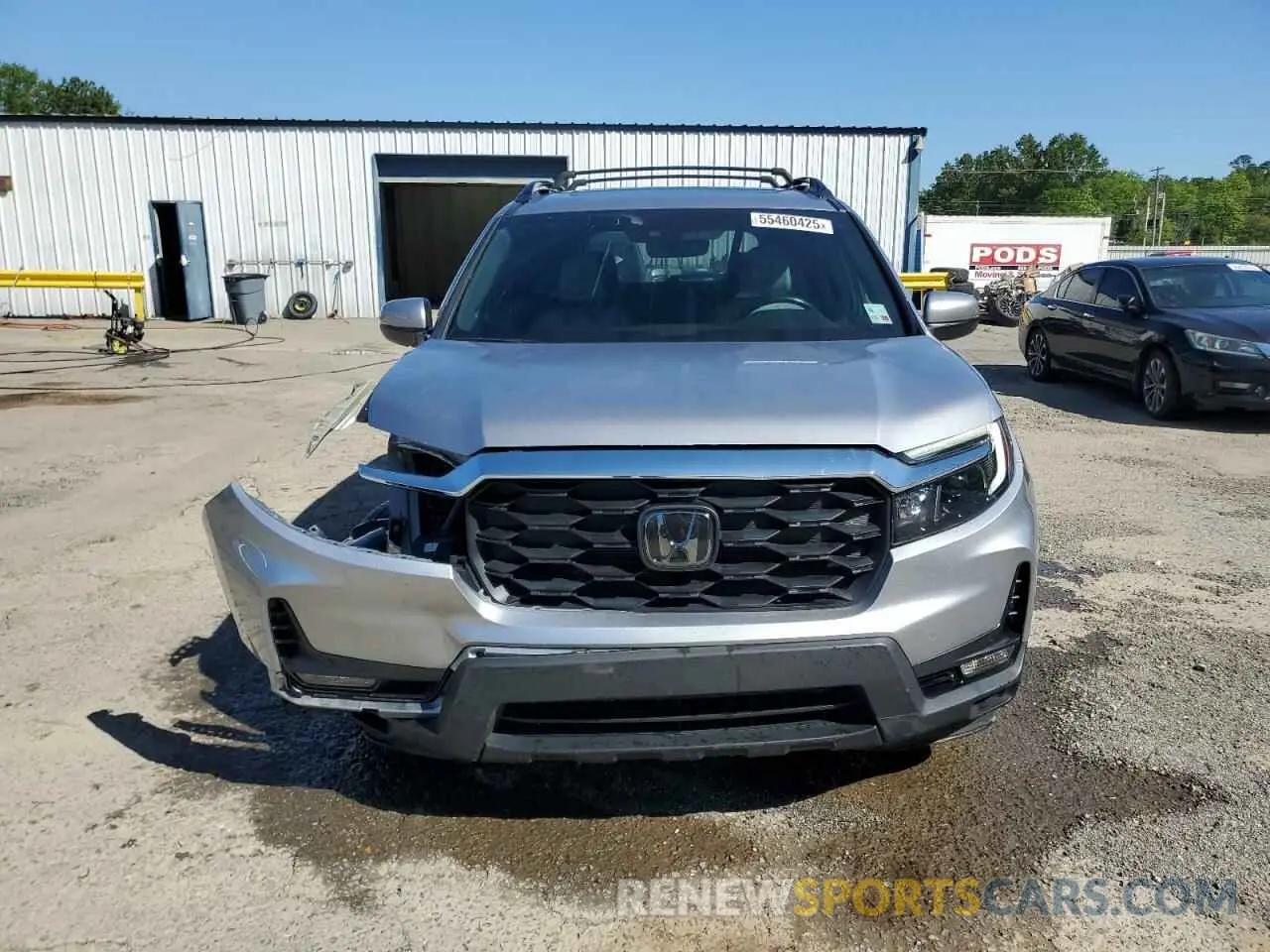 5 Photograph of a damaged car 5FNYF7H59NB003482 HONDA PASSPORT 2022