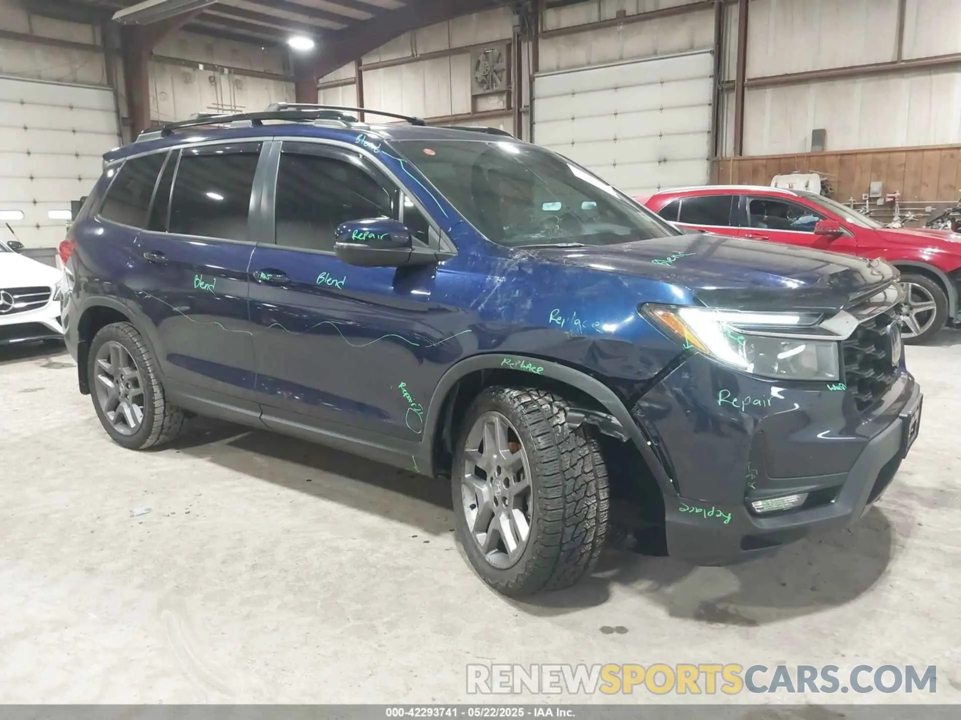 6 Photograph of a damaged car 5FNYF8H51NB004387 HONDA PASSPORT 2022