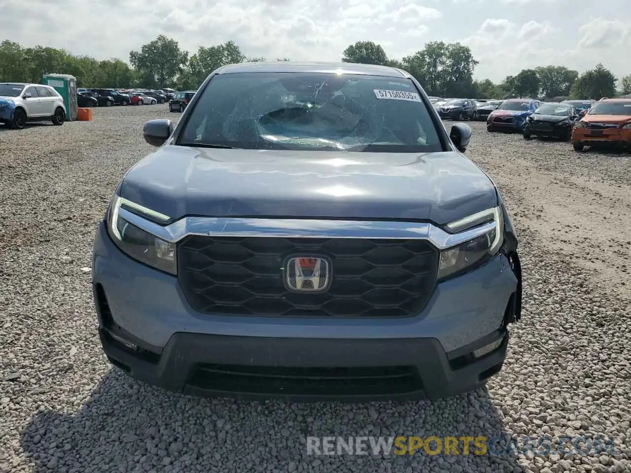 5 Photograph of a damaged car 5FNYF8H52NB031405 HONDA PASSPORT 2022