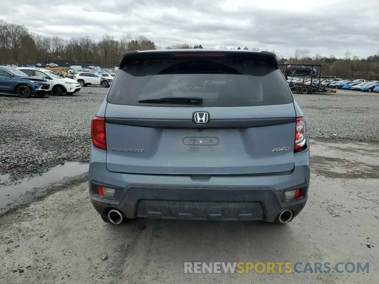 6 Photograph of a damaged car 5FNYF8H54NB003573 HONDA PASSPORT 2022